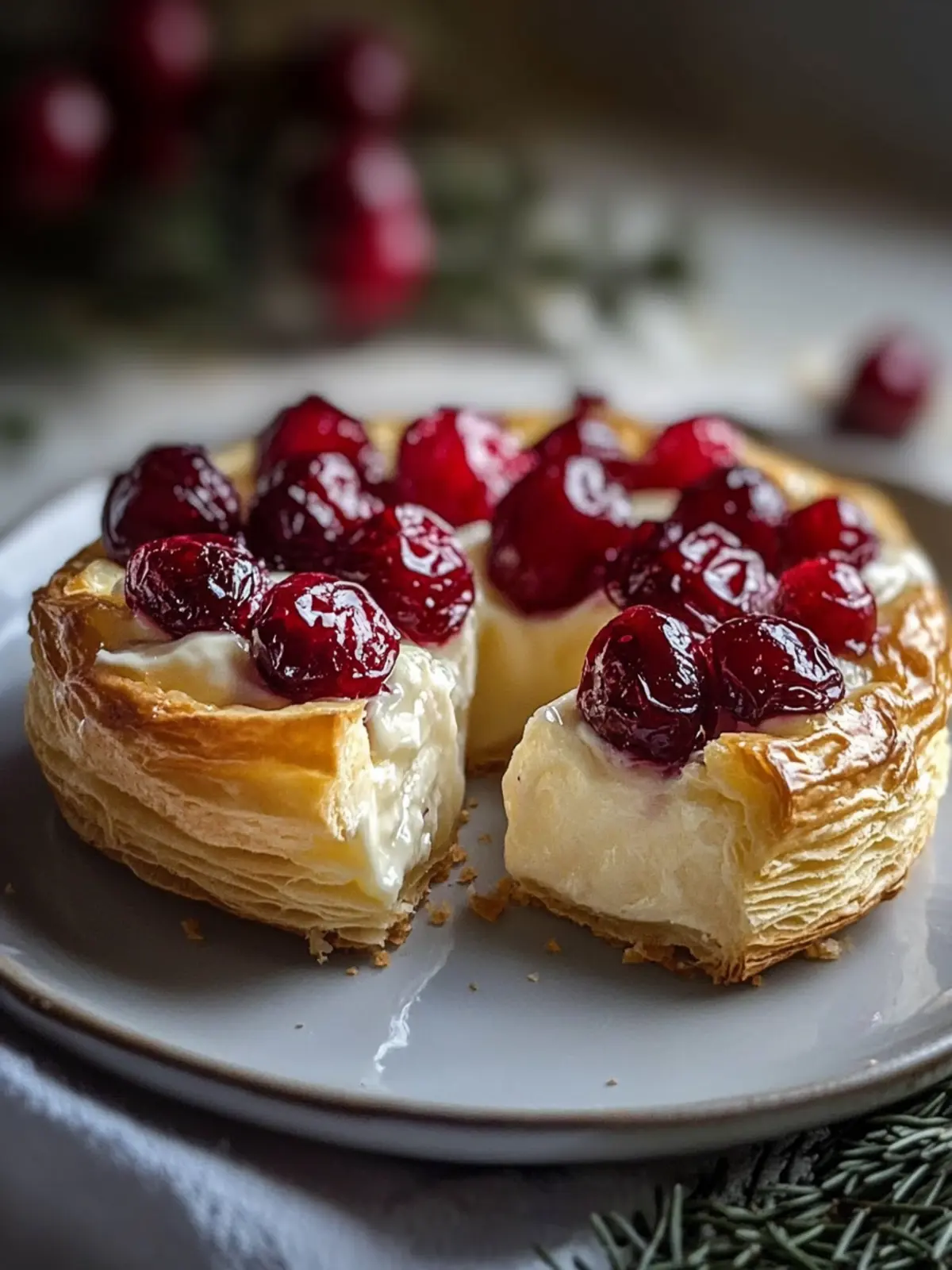 Cranberry Brie Blätterteig Häppchen für Feste: Einfach & Lecker 2 Cranberry Brie Blätterteig Häppchen