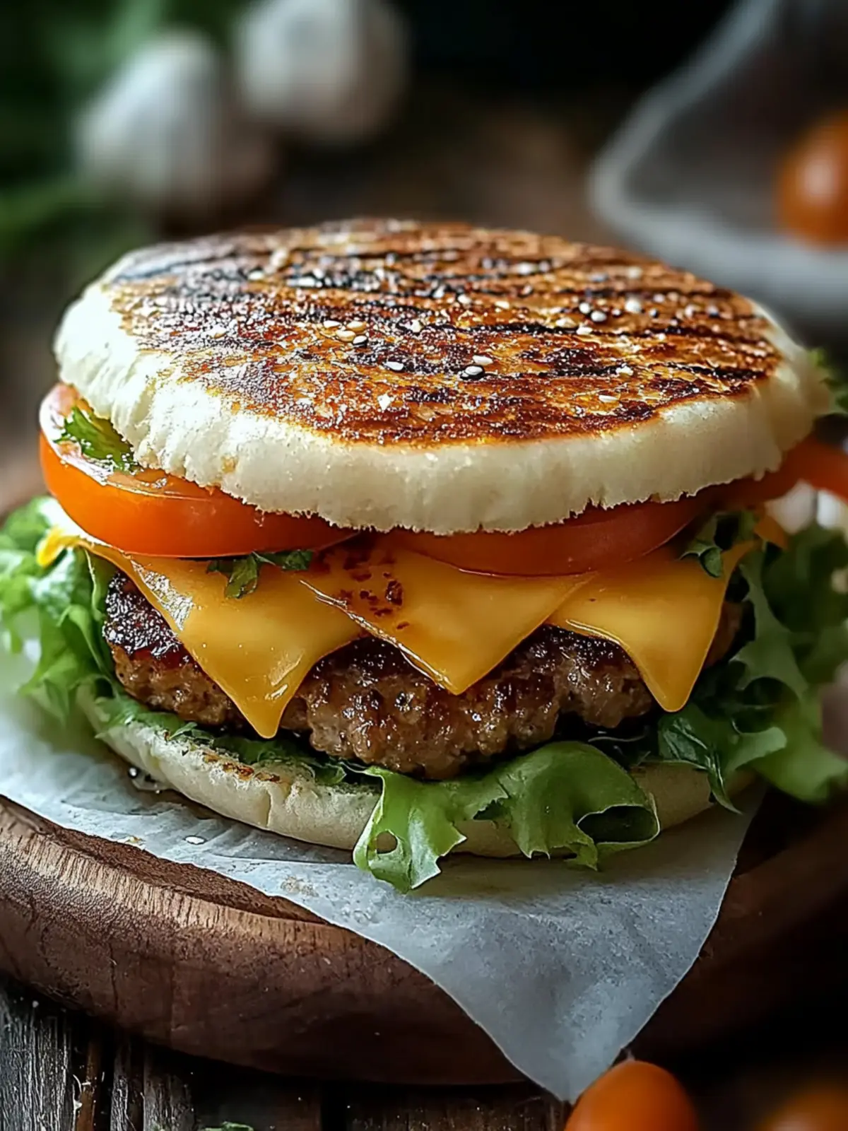 Gegrillte Cheeseburger-Wraps: Schneller Genuss für Feinschmecker 4 Gegrillte Cheeseburger-Wraps