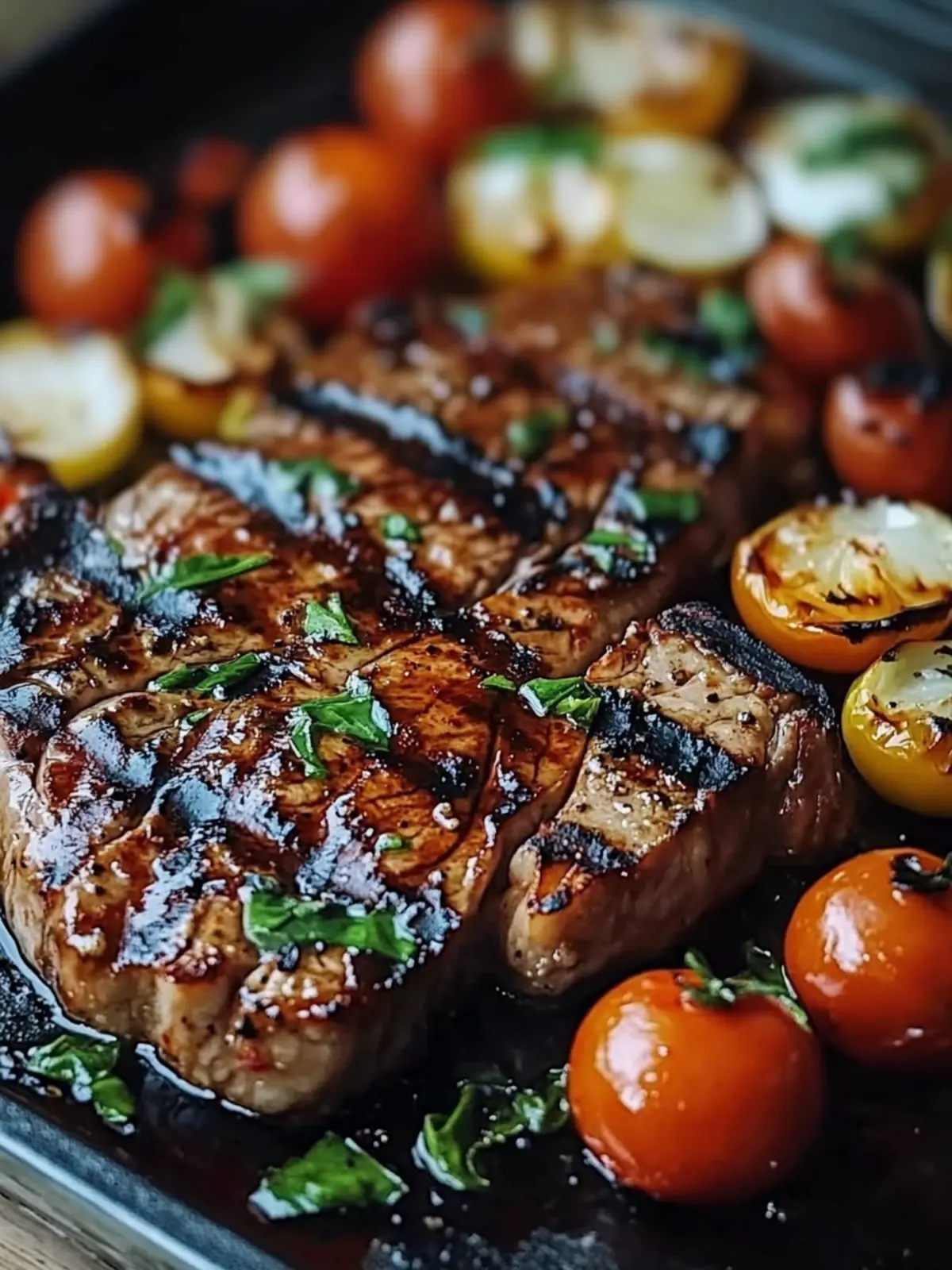 Gegrilltes Flankensteak: Sommerlicher Genuss mit Caprese 2 Gegrilltes Flankensteak