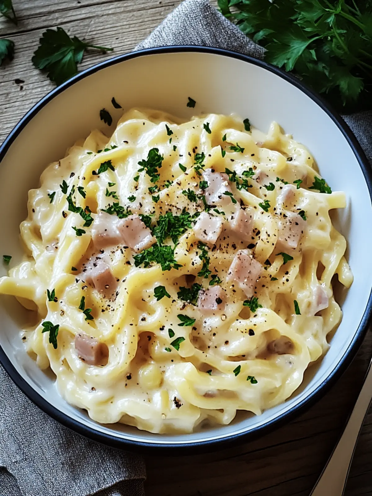 Käse, Schinken und Sahne Spätzle: Herzhaftes Wohlfühlessen 2 Käse, Schinken und Sahne Spätzle