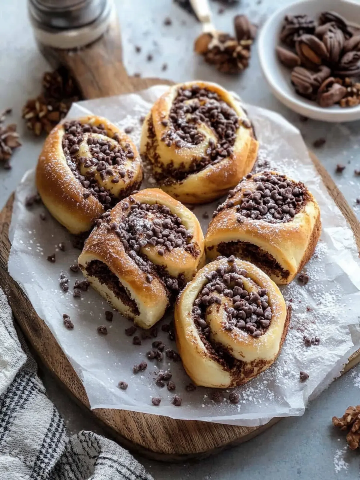 Eiweißreiche Schokoladenrollen in 10 Minuten genießen 5 Eiweißreiche Schokoladenrollen