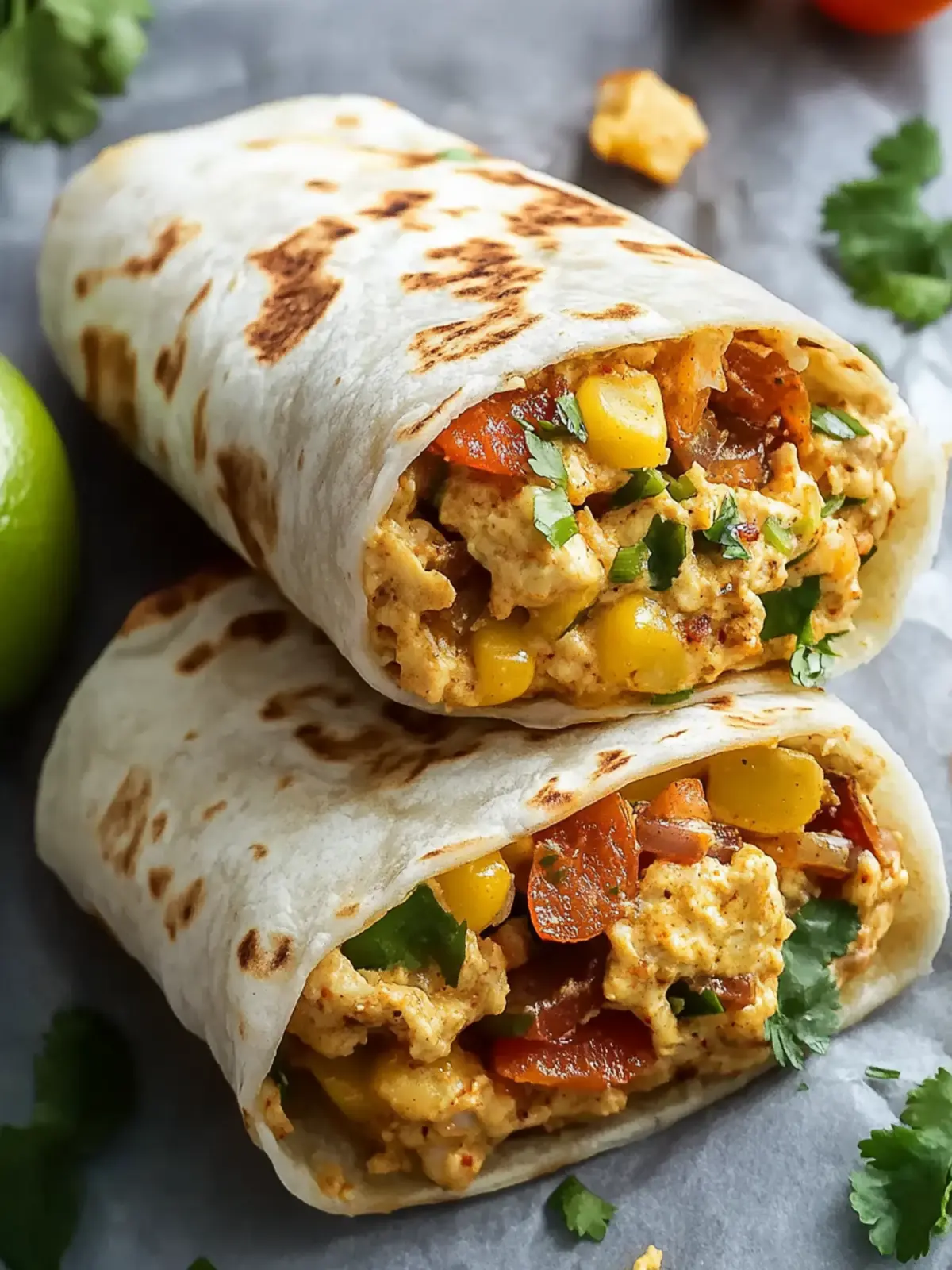 Leckere Gefrierfrühstücksburritos für stressfreie Morgen 3 Gefrierfrühstücksburritos