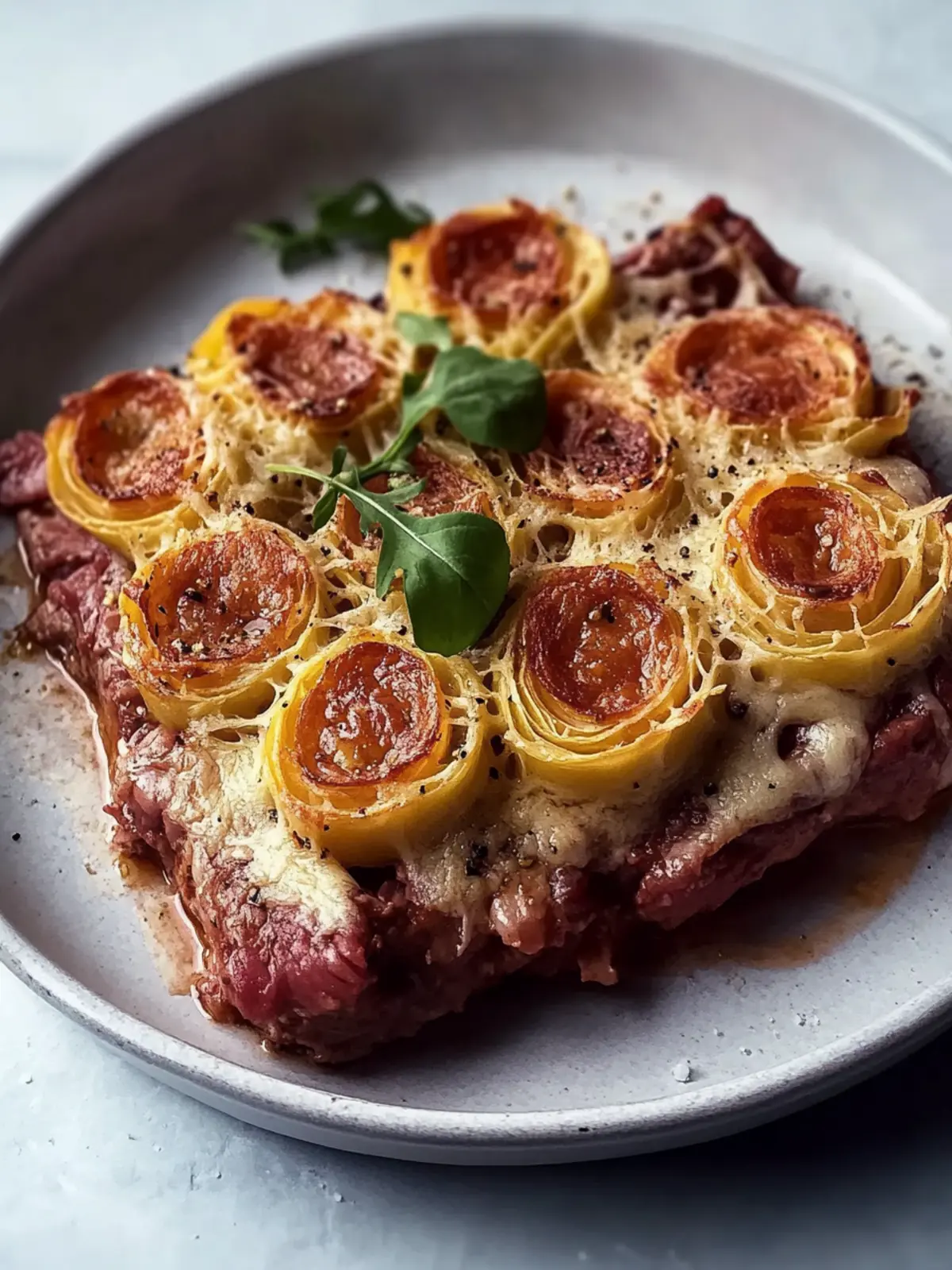 Überbackene Köstlichkeit mit Rinderhackfleisch für Familienliebe 3 Überbackene Köstlichkeit mit Rinderhackfleisch