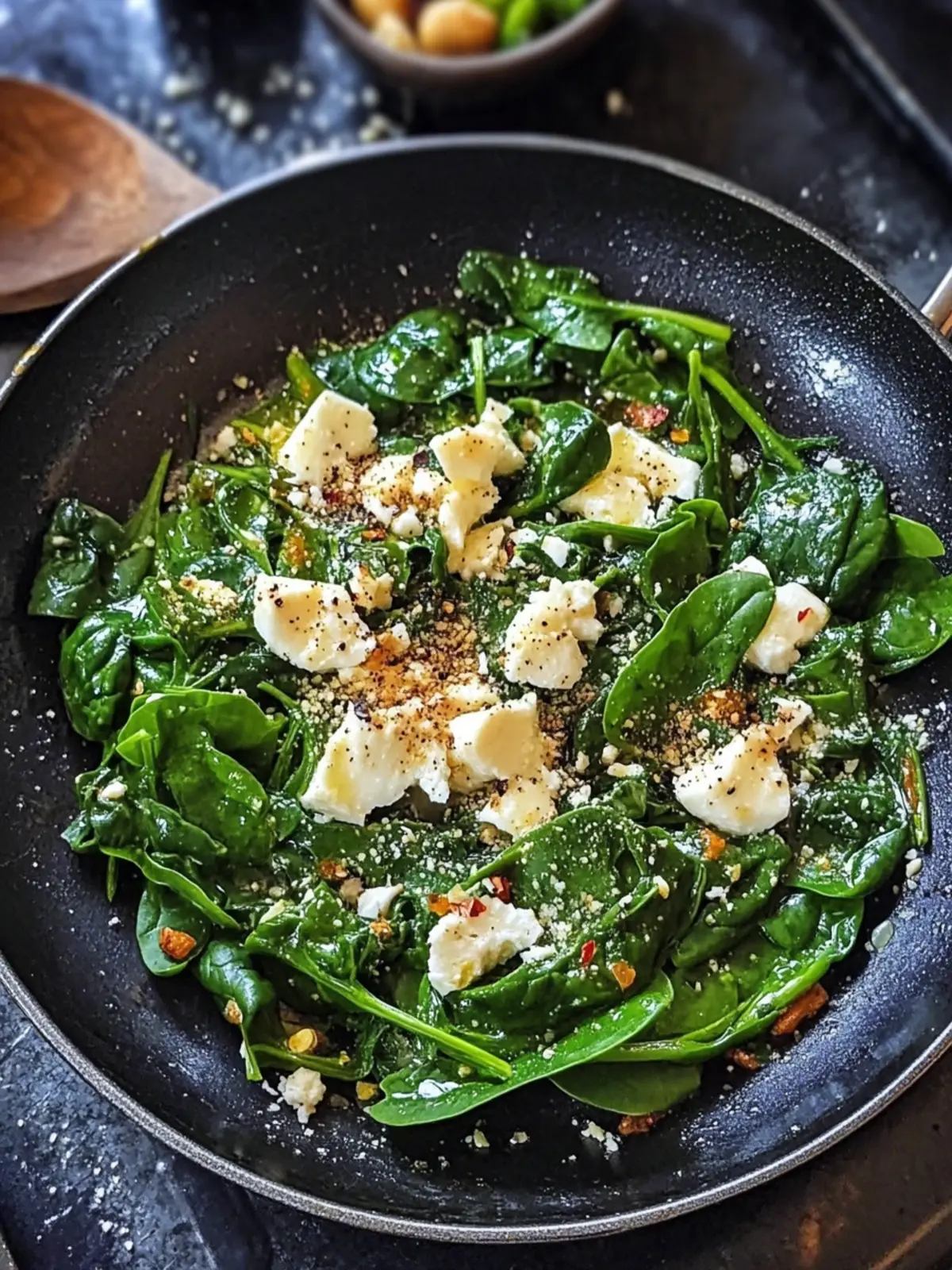 Vegetarisches Spinatpfanne – Gesund, schnell und lecker! 4 Vegetarisches Spinatpfanne