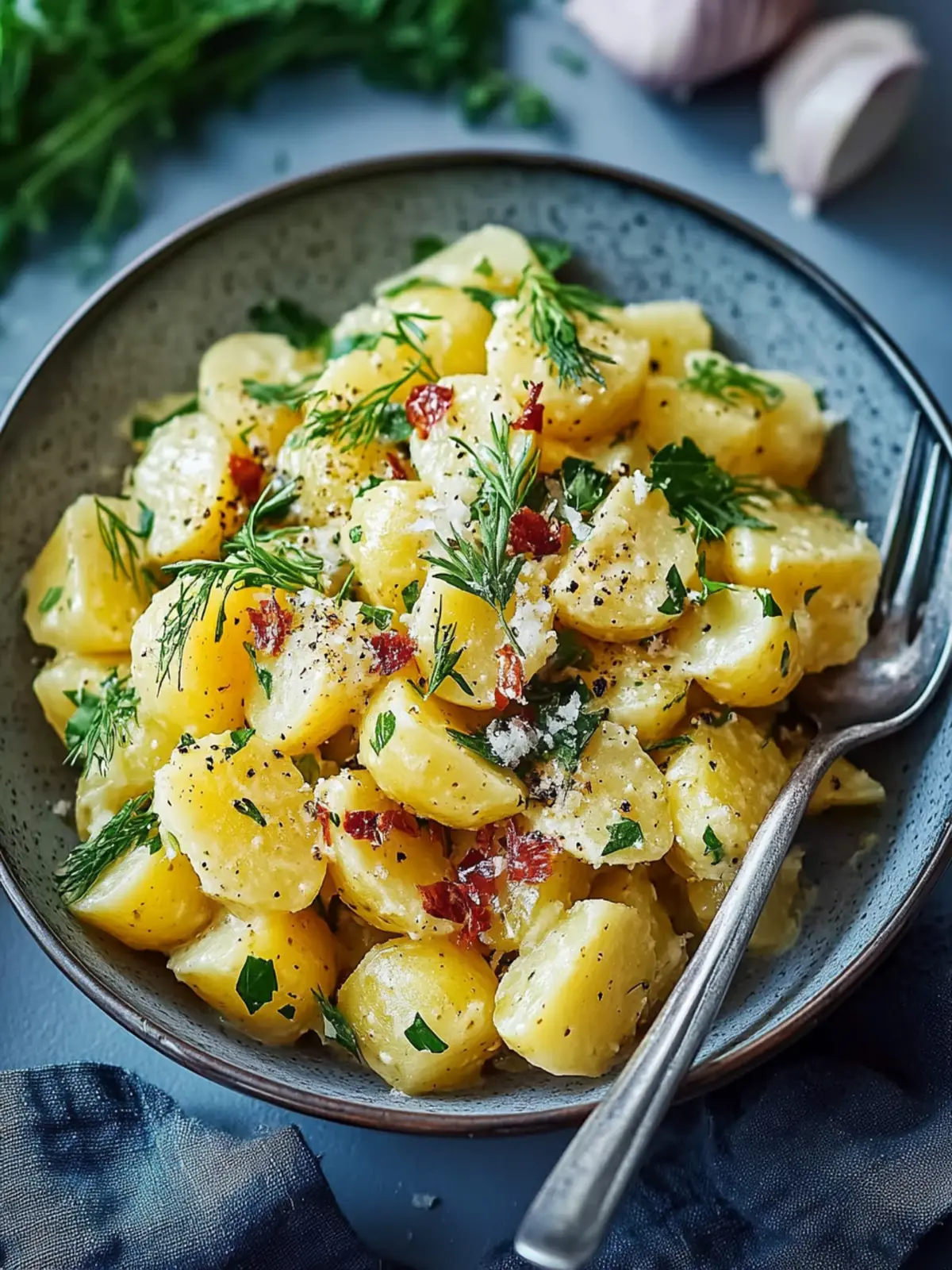 Warmer deutscher Kartoffelsalat – Herzhaft und einladend! 5 Warmer deutscher Kartoffelsalat