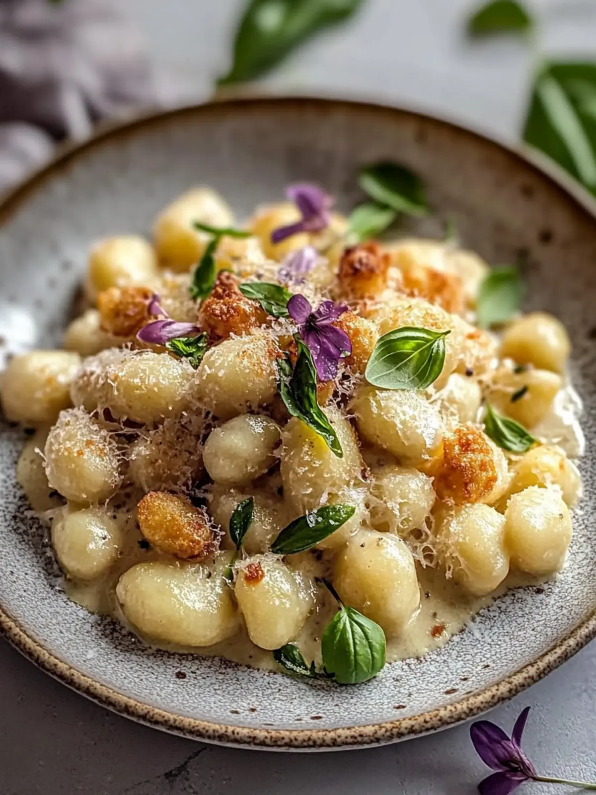 Frittierte Gnocchi mit karamellisiertem Blumenkohl für Zuhause 4 Frittierte Gnocchi mit karamellisiertem Blumenkohl
