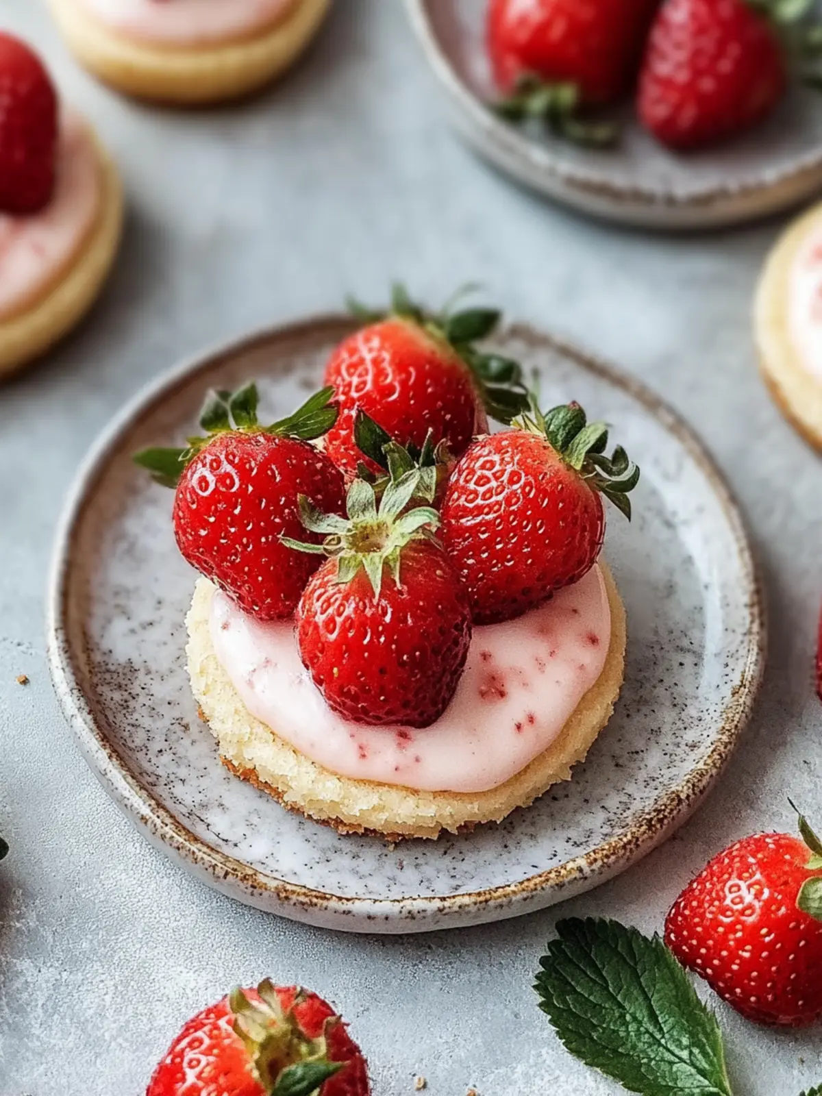 Erdbeerkekse mit Shortbread – Die perfekte Sommerleckerei 2 Erdbeerkekse mit Shortbread