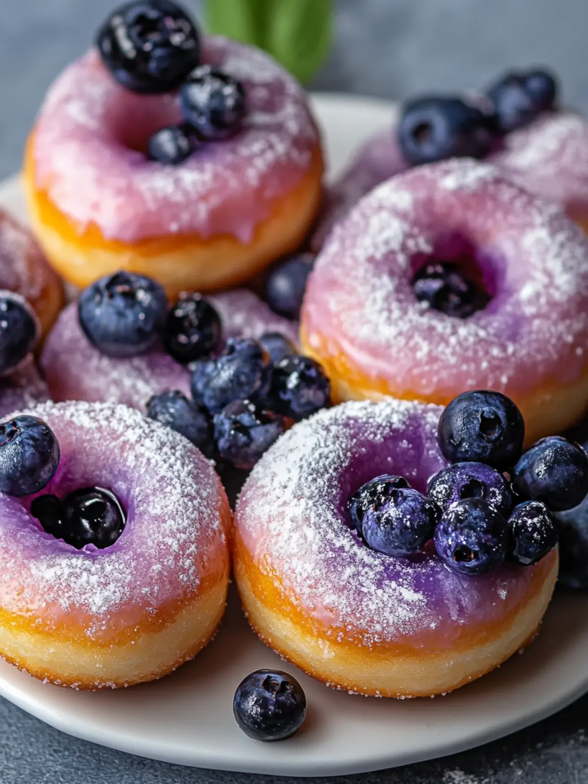 Luftfritteusen Heidelbeer Donuts: Gaumenfreude ohne Reue 2 Luftfritteusen Heidelbeer Donuts