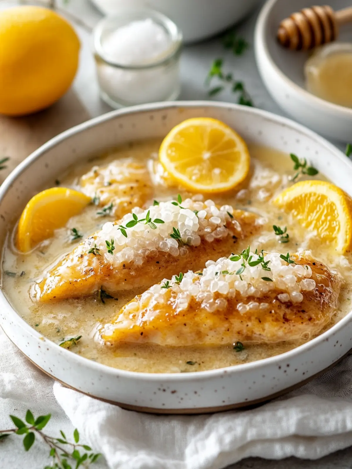 Saftiges Honig- und Senfhähnchen mit Reis – Schnelles Familenliebling 3 Saftiges Honig- und Senfhähnchen mit Reis