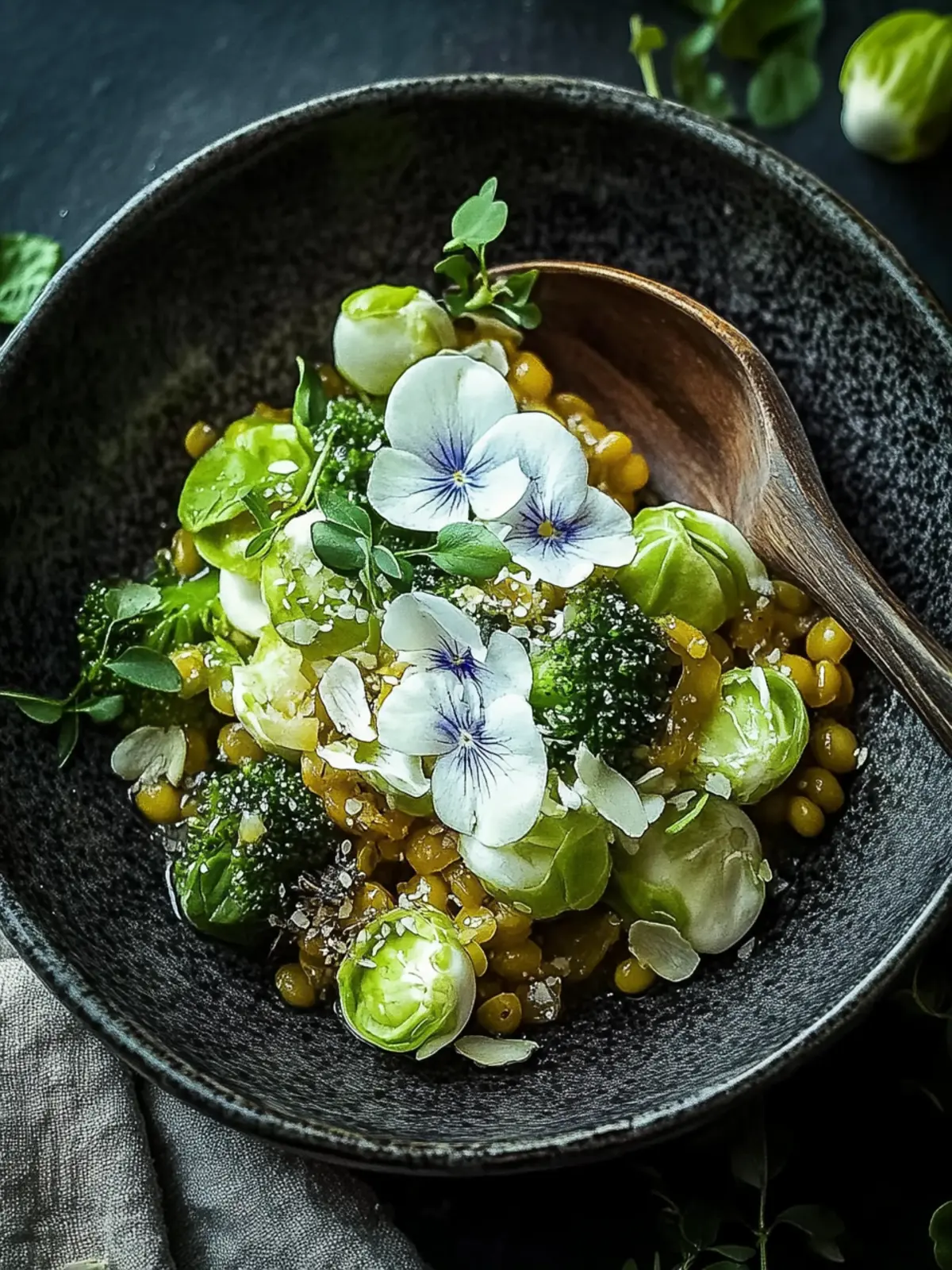 Geröstete Rosenkohl mit Berglinsen: Knackig und proteinreich 4 Geröstete Rosenkohl mit Berglinsen