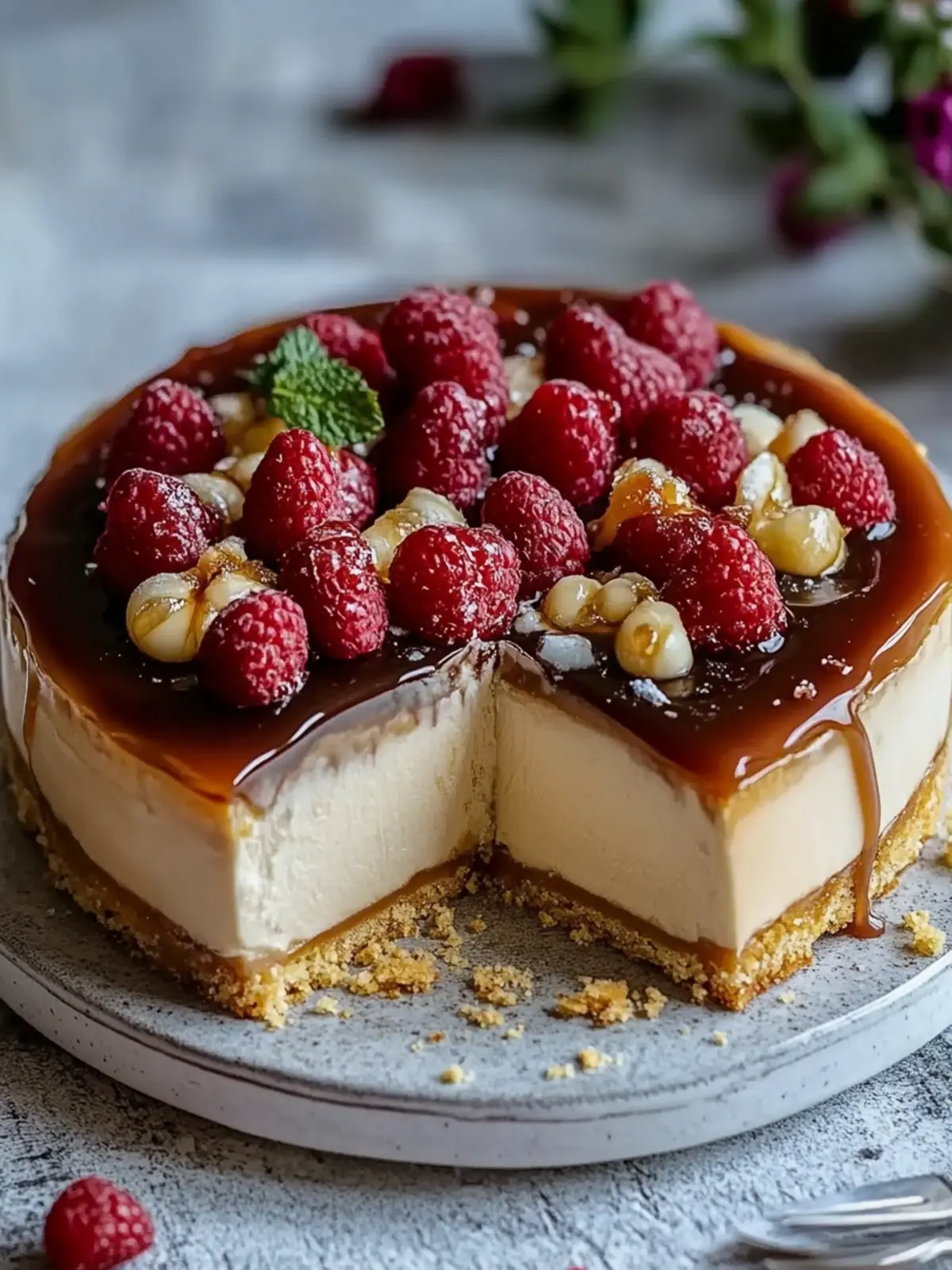 Gesalzener Karamell-Käsekuchen: Ein himmlischer Genuss für Jeden 3 Gesalzenes Karamell-Käsekuchen