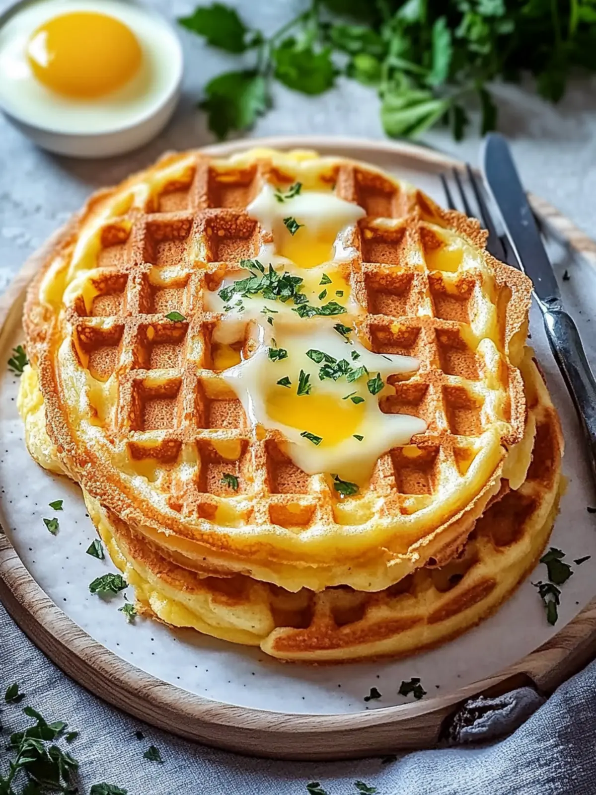 Käse und Eier Chaffle – Das perfekte Keto-Frühstück für dich 3 Käse und Eier Chaffle