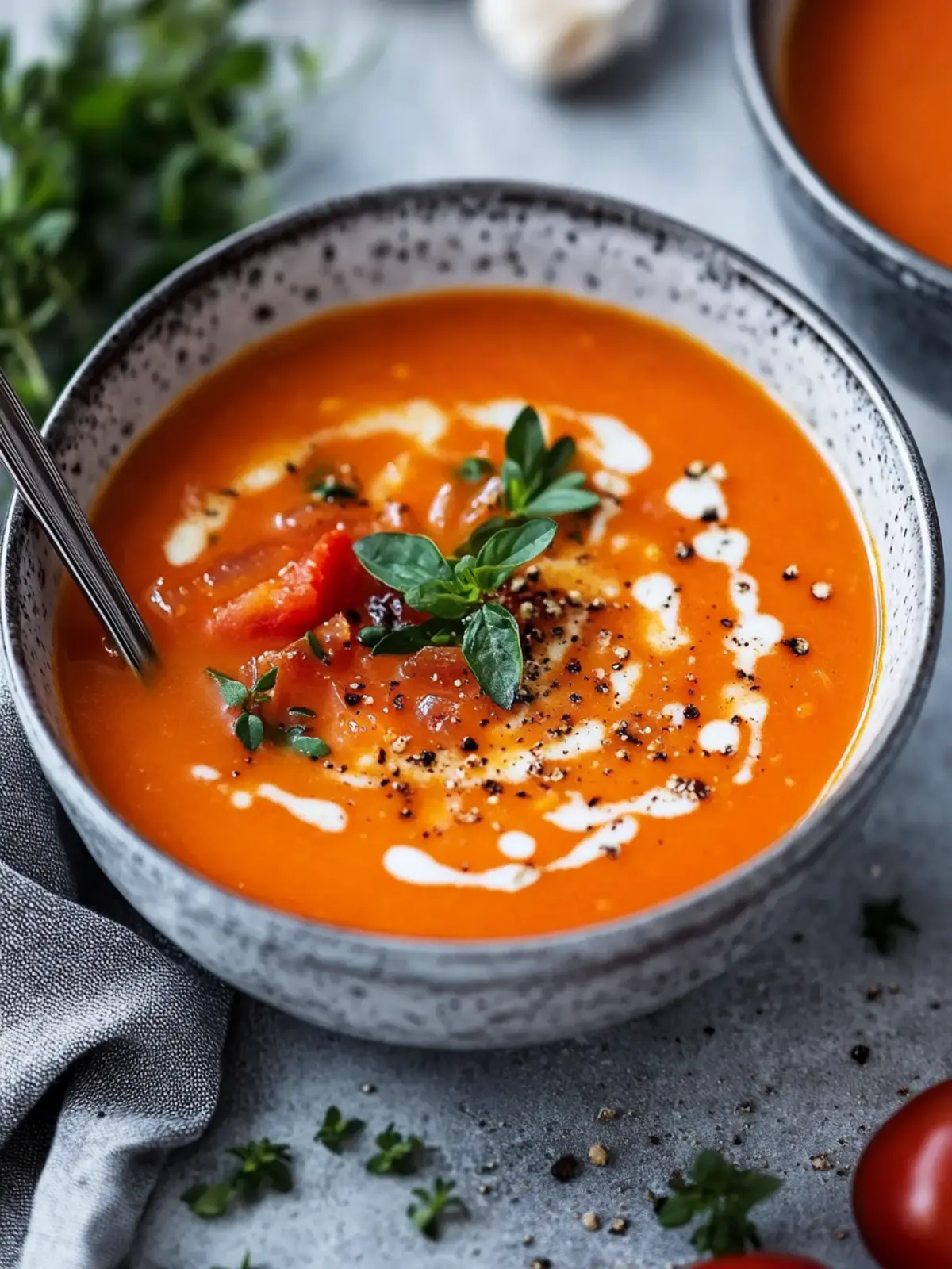 Herzhafte Tomatensuppe mit Reis – Ideal für kalte Tage 2 Tomatensuppe mit Reis