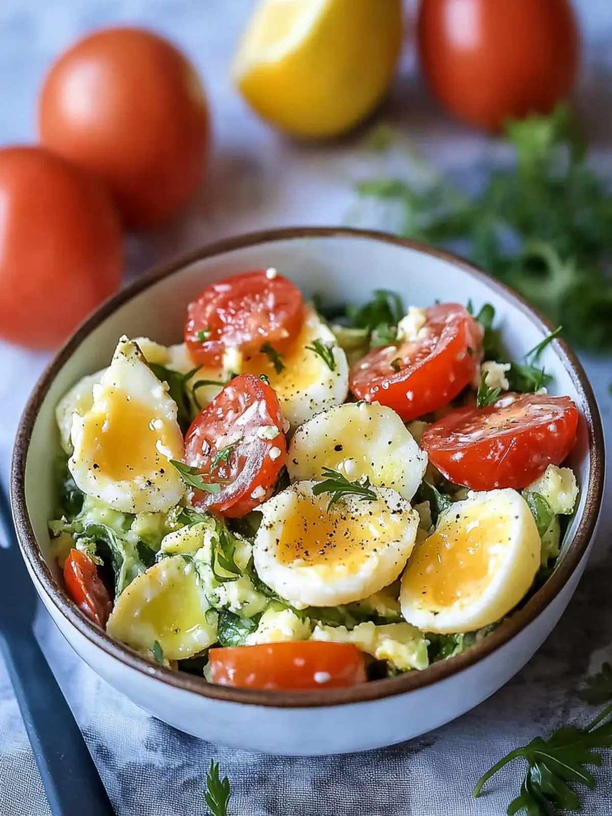Deutscher Eier-Salat: Schnell, einfach und unwiderstehlich lecker 2 deutscher Eier-Salat