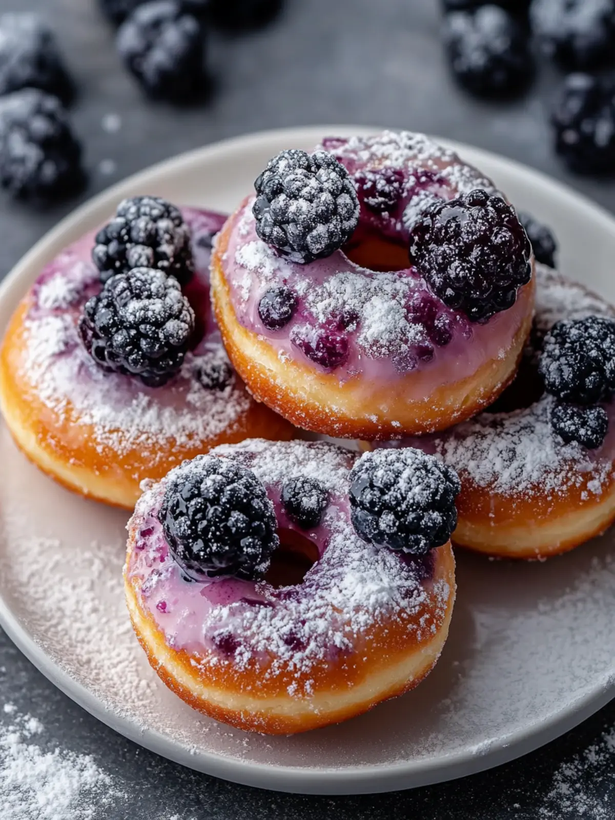 Luftfritteusen Heidelbeer Donuts: Gaumenfreude ohne Reue 3 Luftfritteusen Heidelbeer Donuts