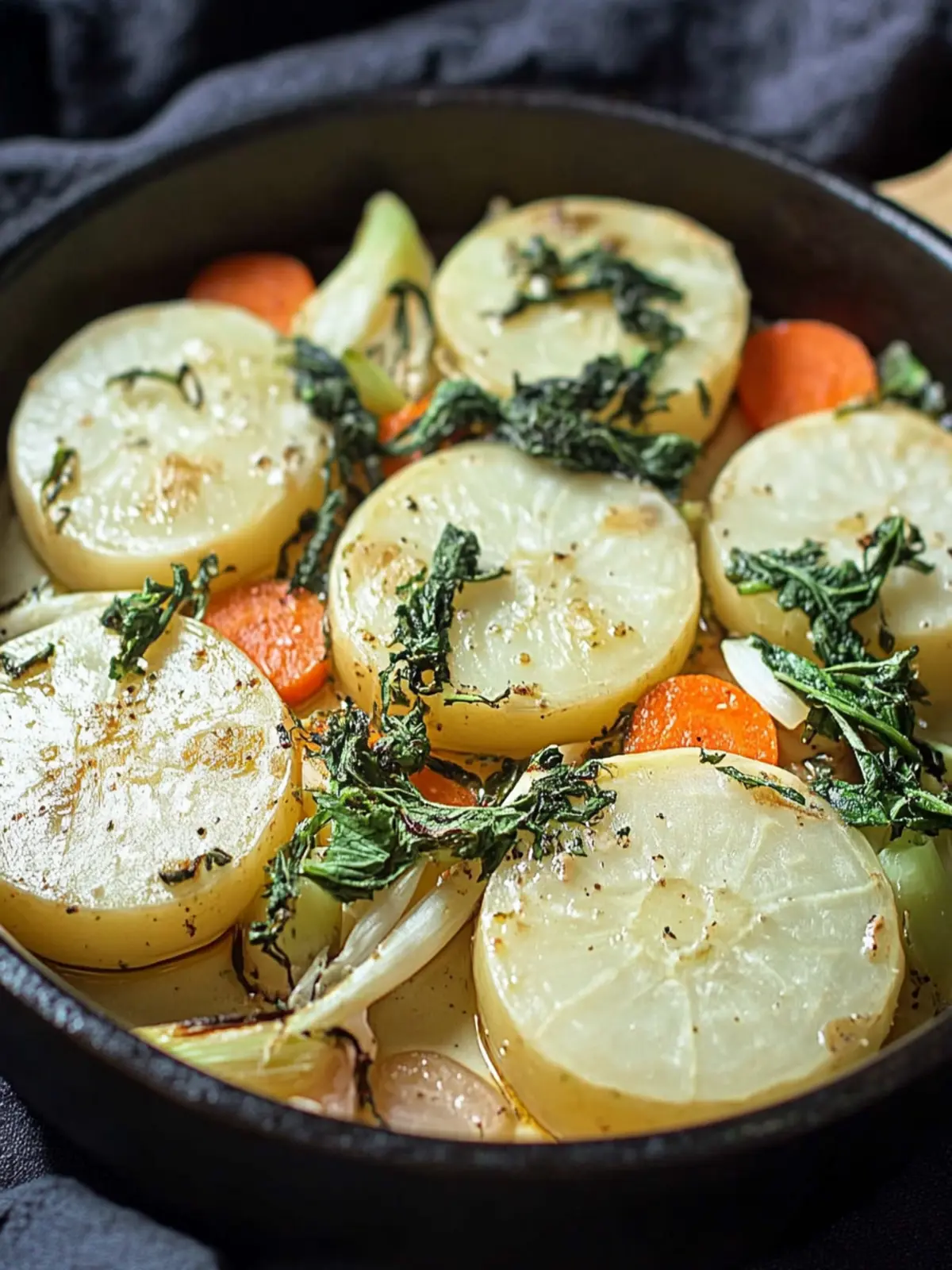 Cremige Kohlrabi Karotten geröstetes Gemüse für die Seele 5 Cremige Kohlrabi Karotten geröstetes Gemüse