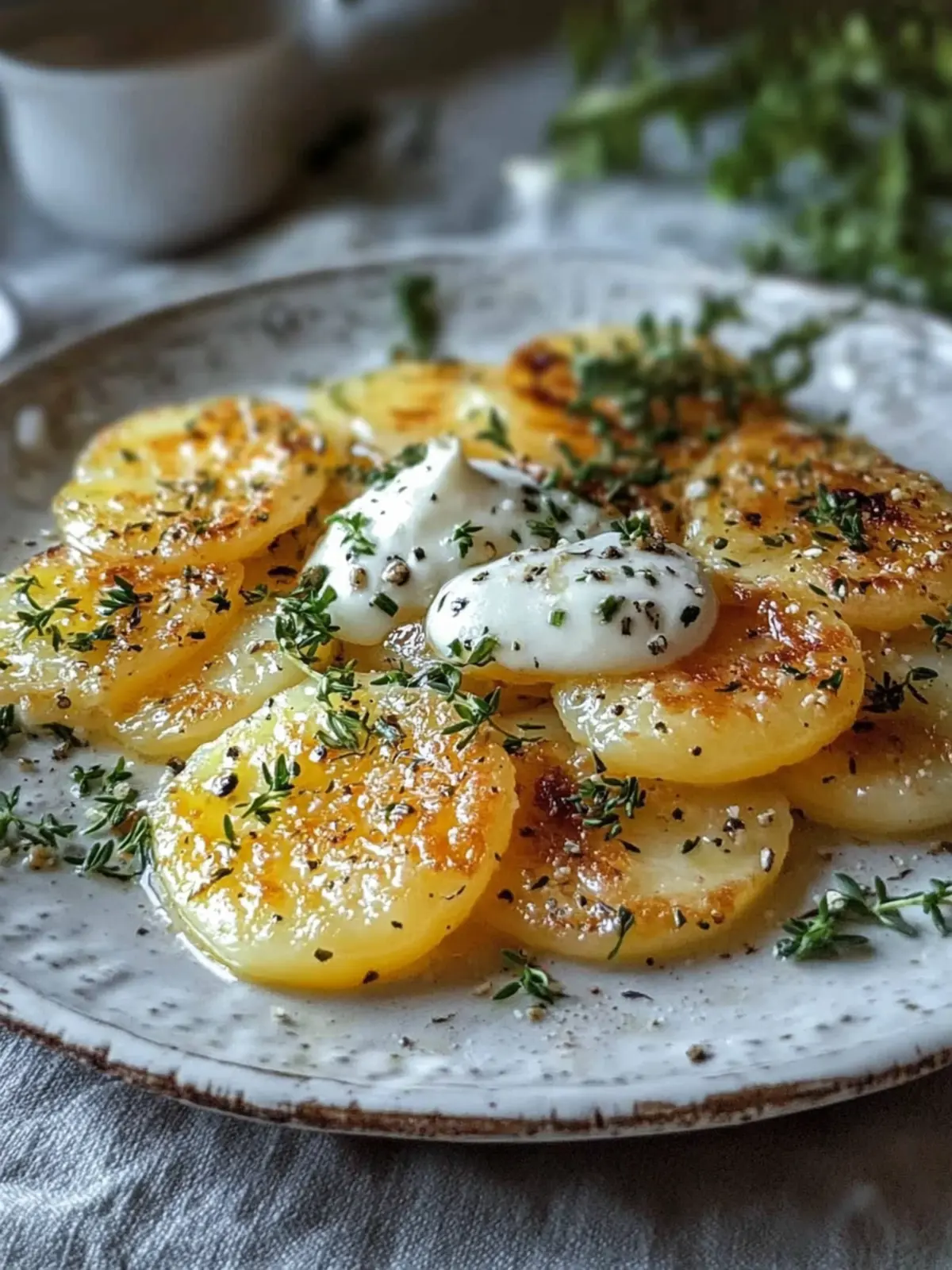 Crispy Kartoffelmedaillons mit Knoblauch für jeden Anlass 3 Kartoffelmedaillons mit Knoblauch