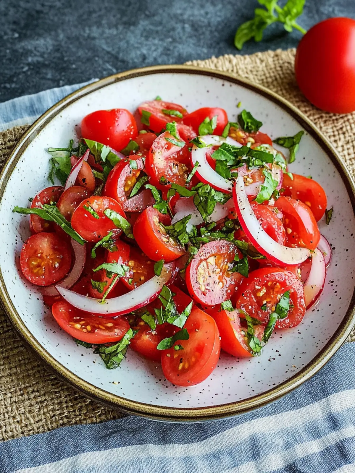 Chilenischer Tomaten- und Zwiebelsalat für heiße Sommertage 2 Chilenischer Tomaten- und Zwiebelsalat