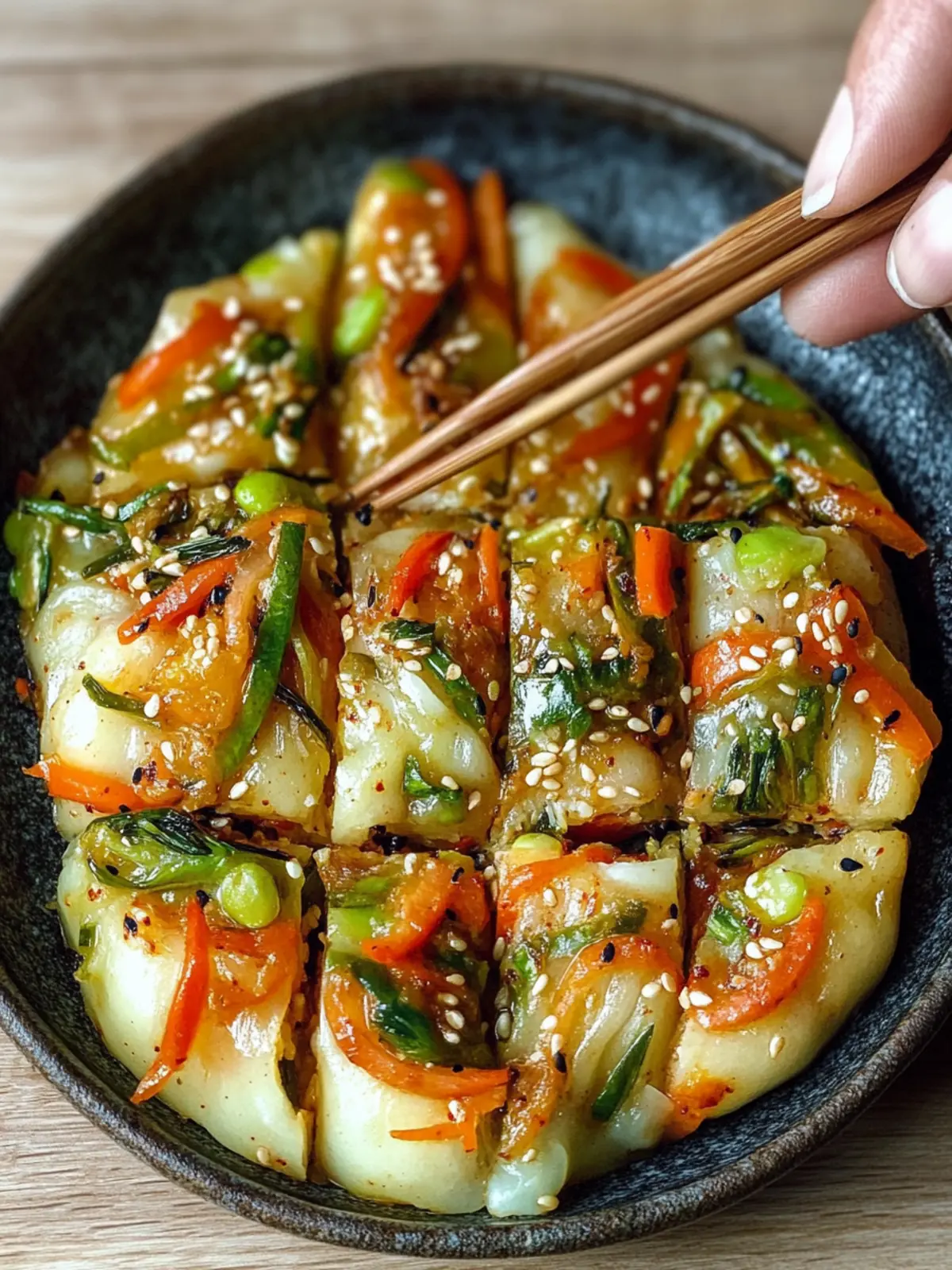 Koreanische Gemüsepuffer: Knusprig und voller Geschmack 3 Koreanische Gemüsepuffer