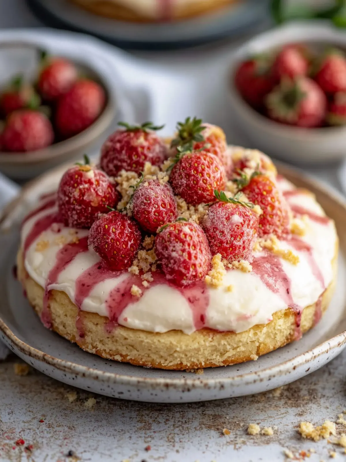 Erdbeerkäsekekse: Der süßeste Genuss für jeden Anlass 3 Erdbeerkäsekekse