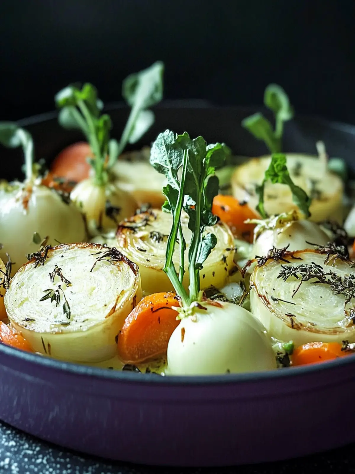 Cremige Kohlrabi Karotten geröstetes Gemüse für die Seele 4 Cremige Kohlrabi Karotten geröstetes Gemüse