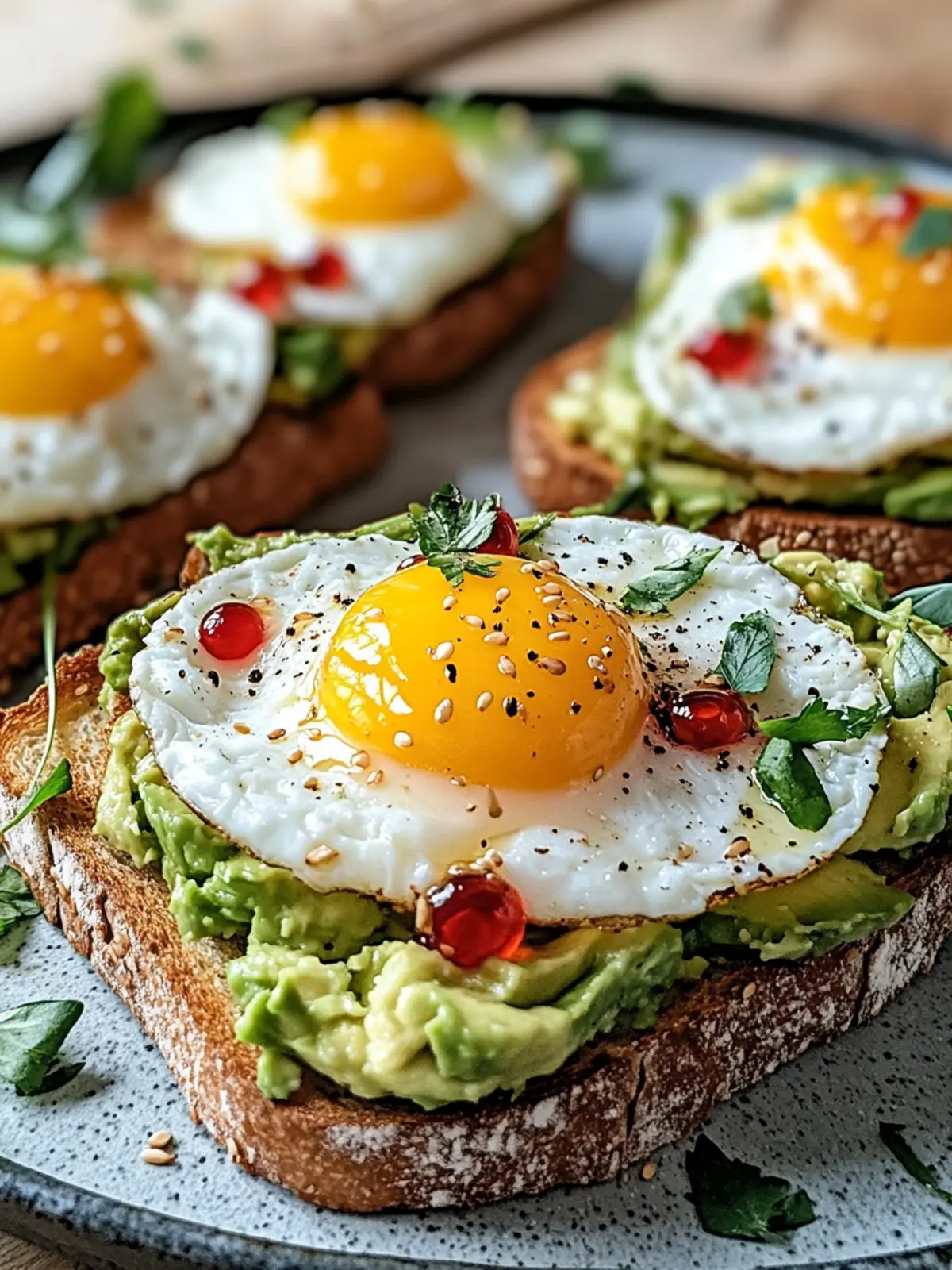 Leckeres Avocado-Toast mit pochiertem Ei für den perfekten Start 2 Leckeres Avocado-Toast mit pochiertem Ei
