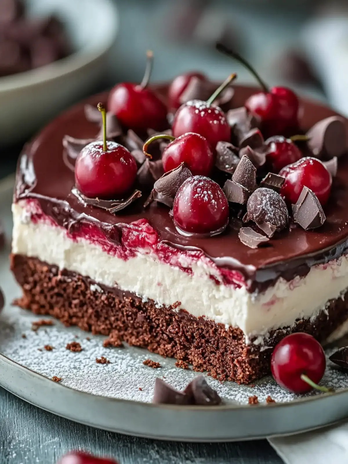 Schokoladen-Kirsch-Käsekuchen: Der ultimative Genuss für Feinschmecker 4 Schokoladen-Kirsch-Käsekuchen