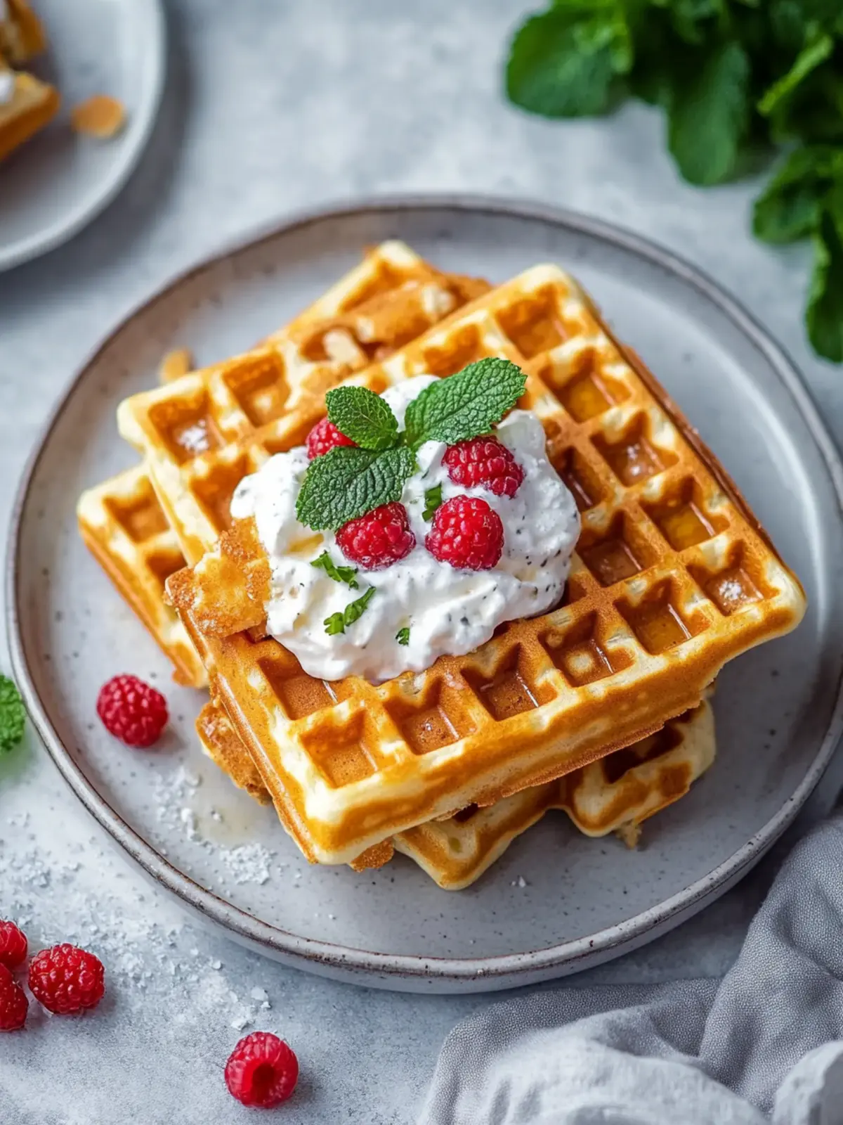 Herzhafte Kichererbsenwaffeln – Proteinreicher Genuss für alle! 4 Herzhafte Kichererbsenwaffeln