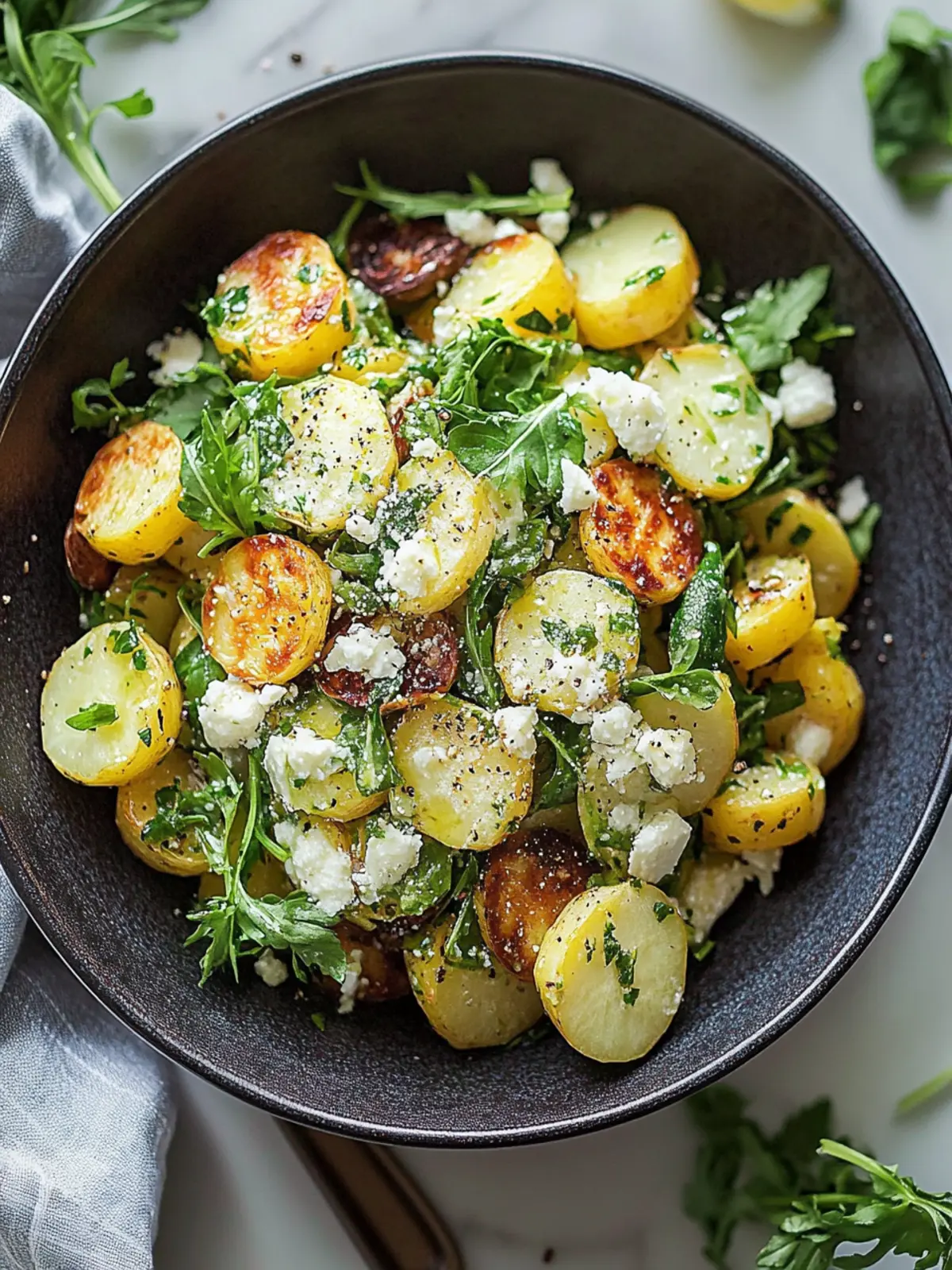 Knuspriger Zerdrückter Kartoffelsalat – Der perfekte Partyhit 3 Knuspriger Zerdrückter Kartoffelsalat