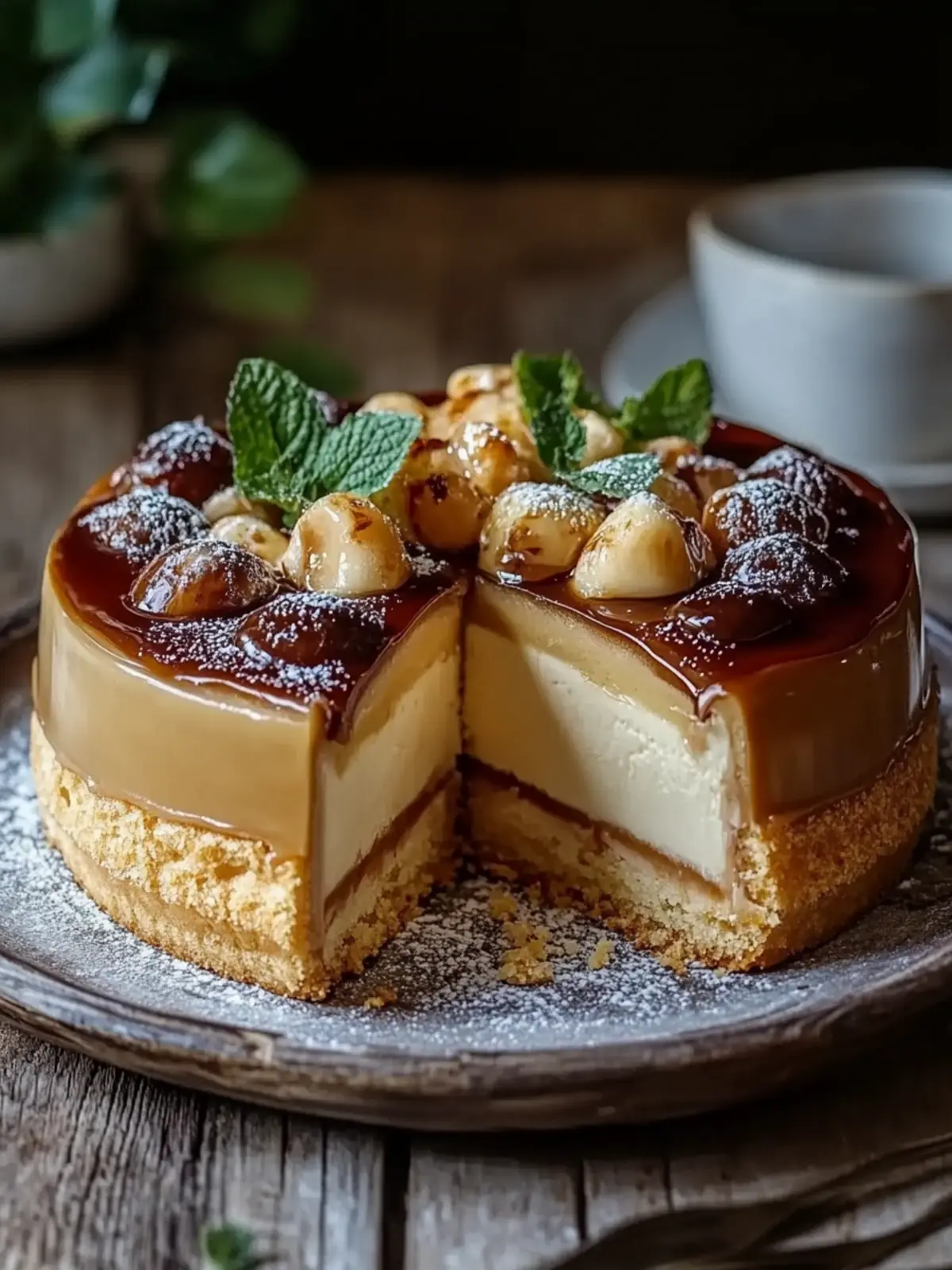 Gesalzener Karamell-Käsekuchen: Ein himmlischer Genuss für Jeden 4 Gesalzenes Karamell-Käsekuchen