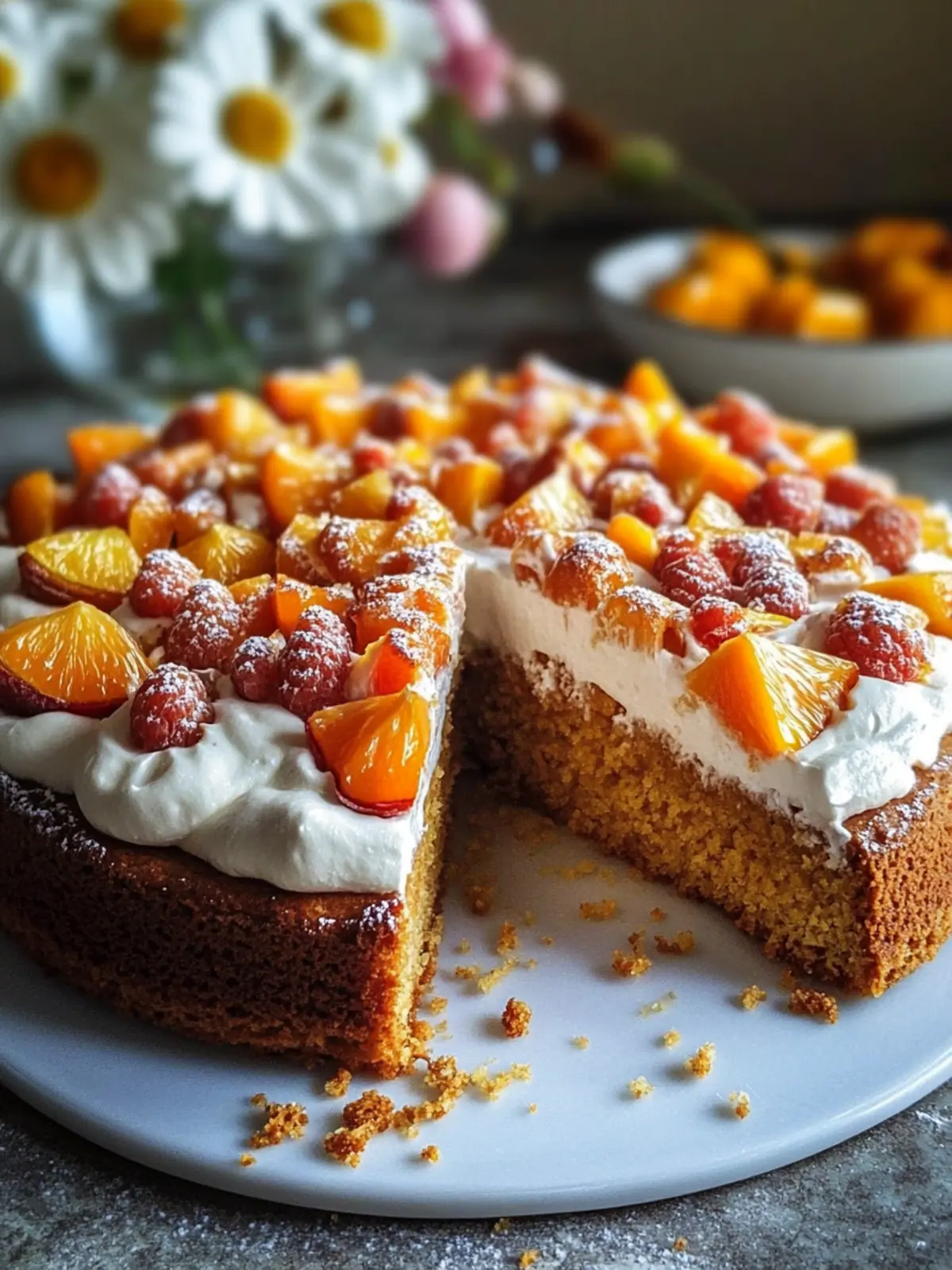 Saftiger Karottenkuchen mit Nüssen für ein gemütliches Zuhause 2 Karottenkuchen mit Nüssen