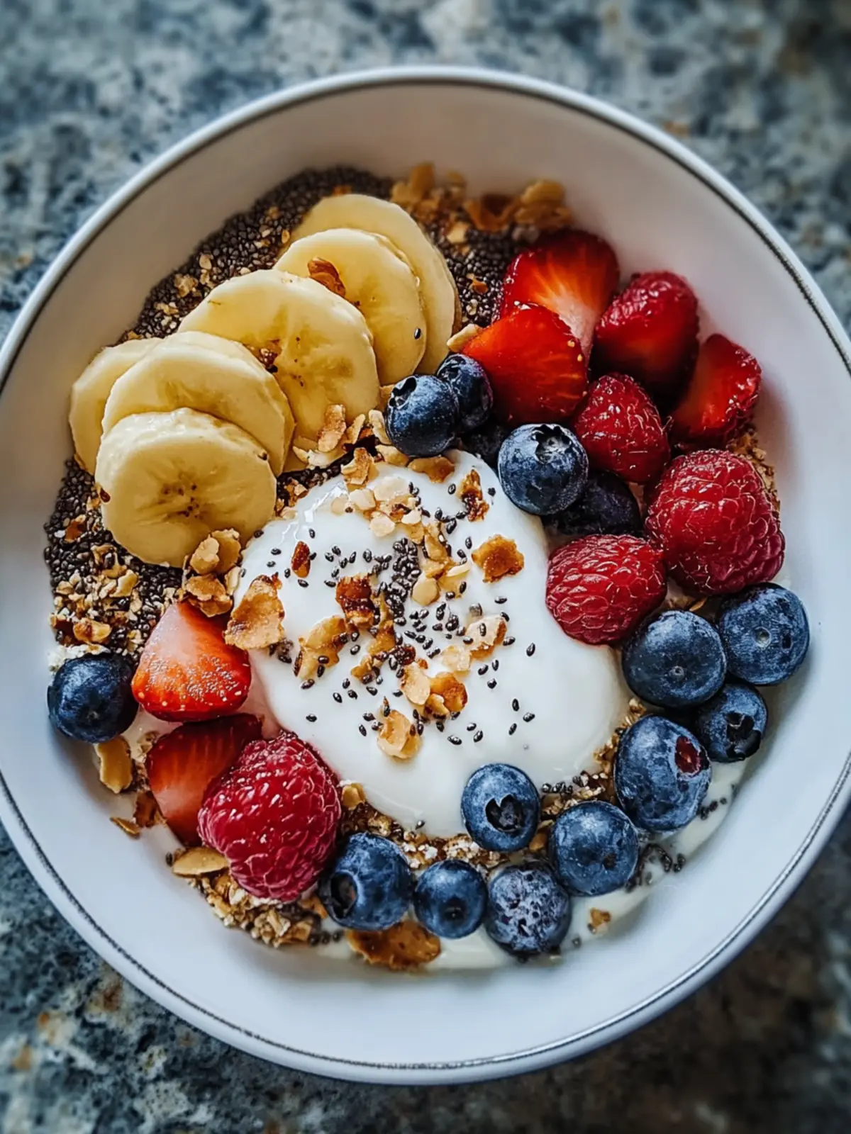 Hochproteinreiches Frühstück: Götterboot mit Joghurt und Beeren 3 hochproteinreiches Frühstück