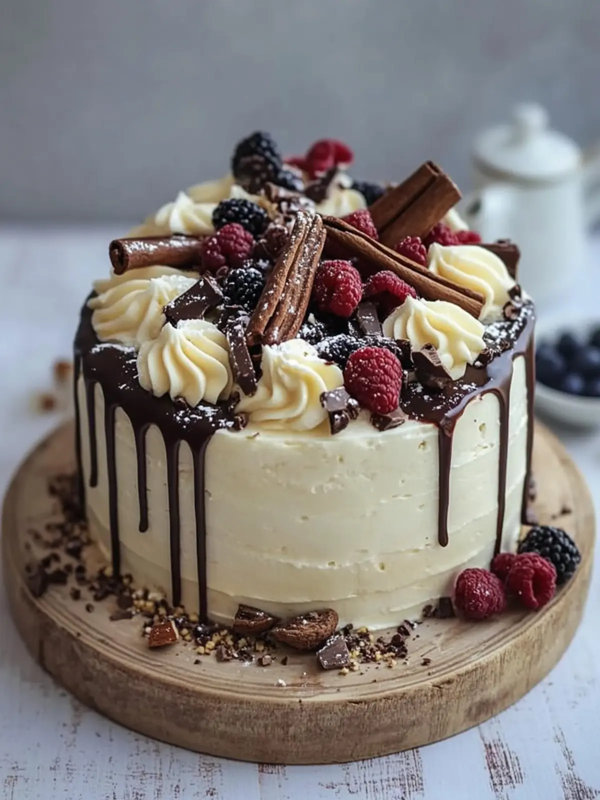 Schokoladen-Vanille-Tropfkuchen mit Traumhaftem Drip-Effekt 2 Schokoladen-Vanille-Tropfkuchen