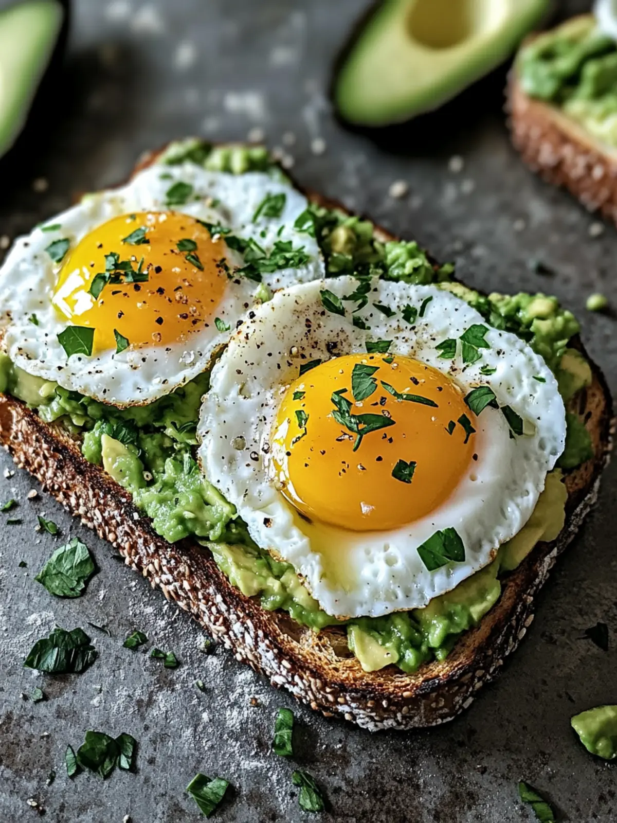 Leckeres Avocado-Toast mit pochiertem Ei für den perfekten Start 3 Leckeres Avocado-Toast mit pochiertem Ei