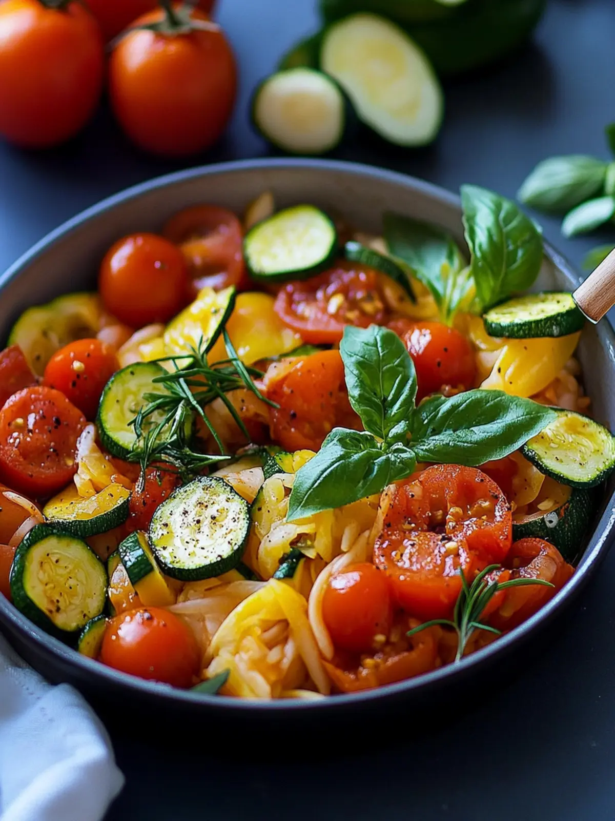 Zucchini und Tomatenreis: Gesund, schnell und lecker zubereitet 5 Zucchini und Tomatenreis