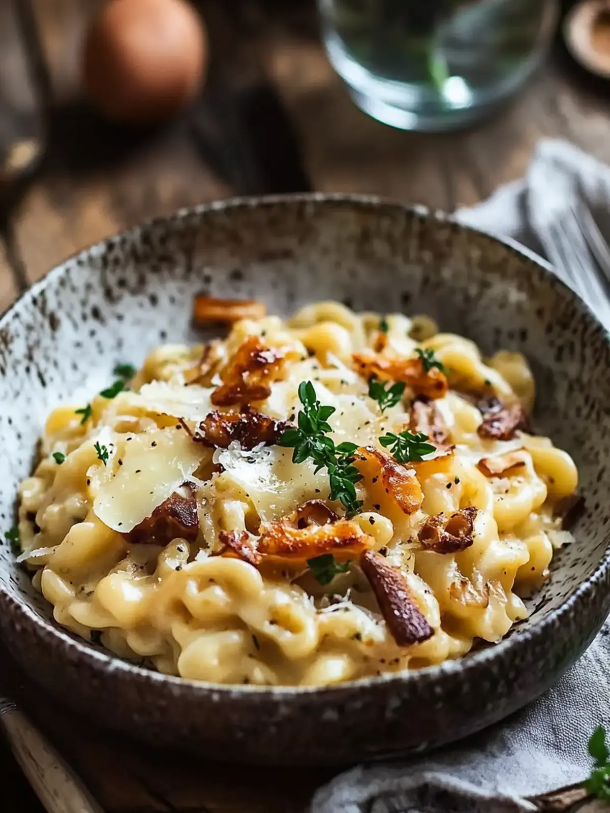 Köstlicher Spätzle und Pilzauflauf mit Käse für Genießer 2 Spätzle und Pilzauflauf mit Käse