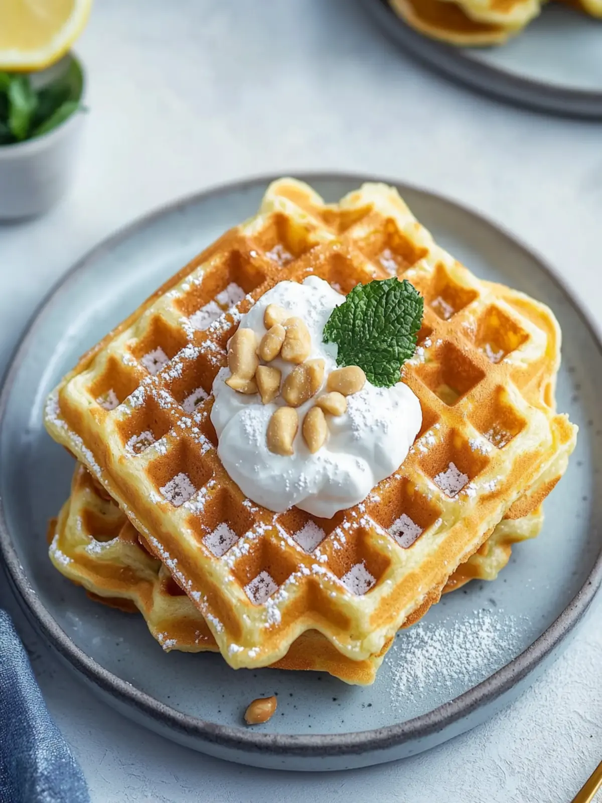 Herzhafte Kichererbsenwaffeln – Proteinreicher Genuss für alle! 3 Herzhafte Kichererbsenwaffeln