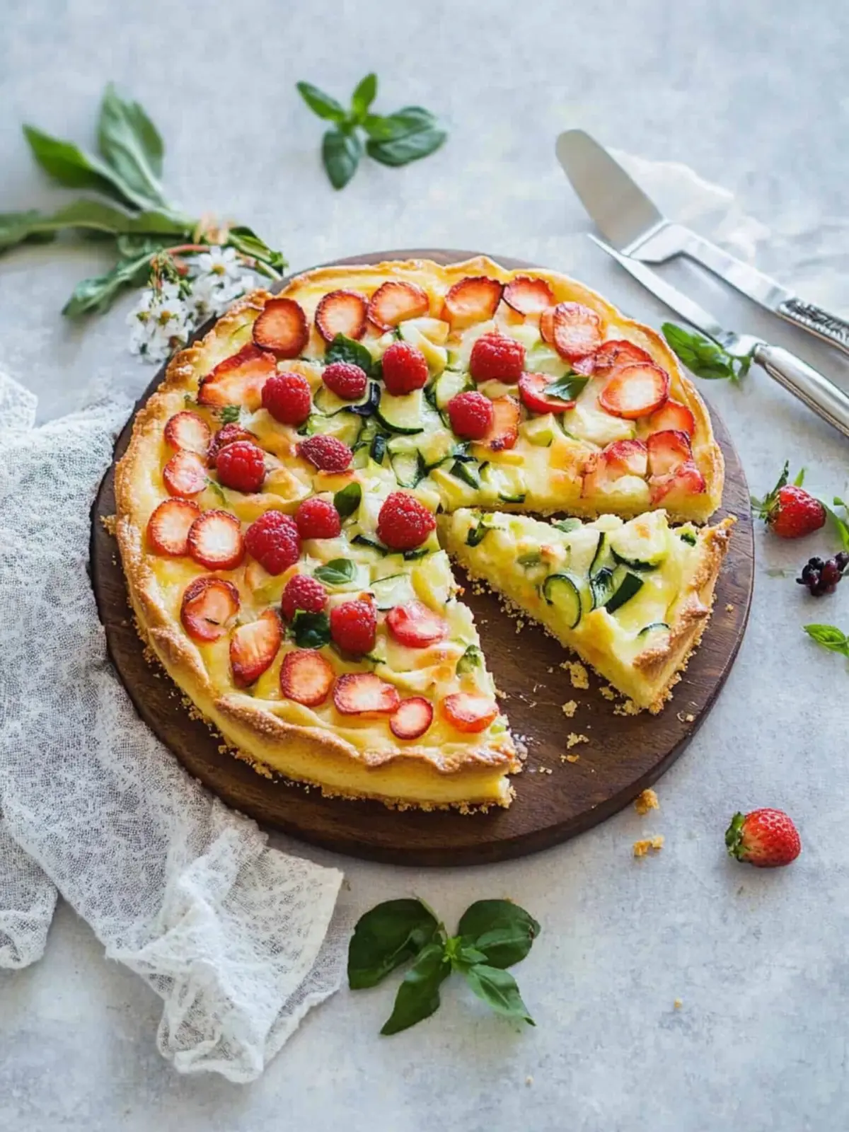 Herzhafter Kuchen mit Gemüse: Gesund, lecker und unkompliziert 2 Herzhafter Kuchen mit Gemüse