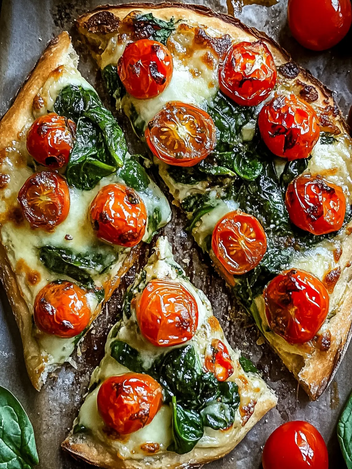 Genuss den Geschmack von Tomaten- und Spinat-Fladenbrot für jedes Fest 2 Genuss den Geschmack von Tomaten- und Spinat-Fladenbrot-Genuss