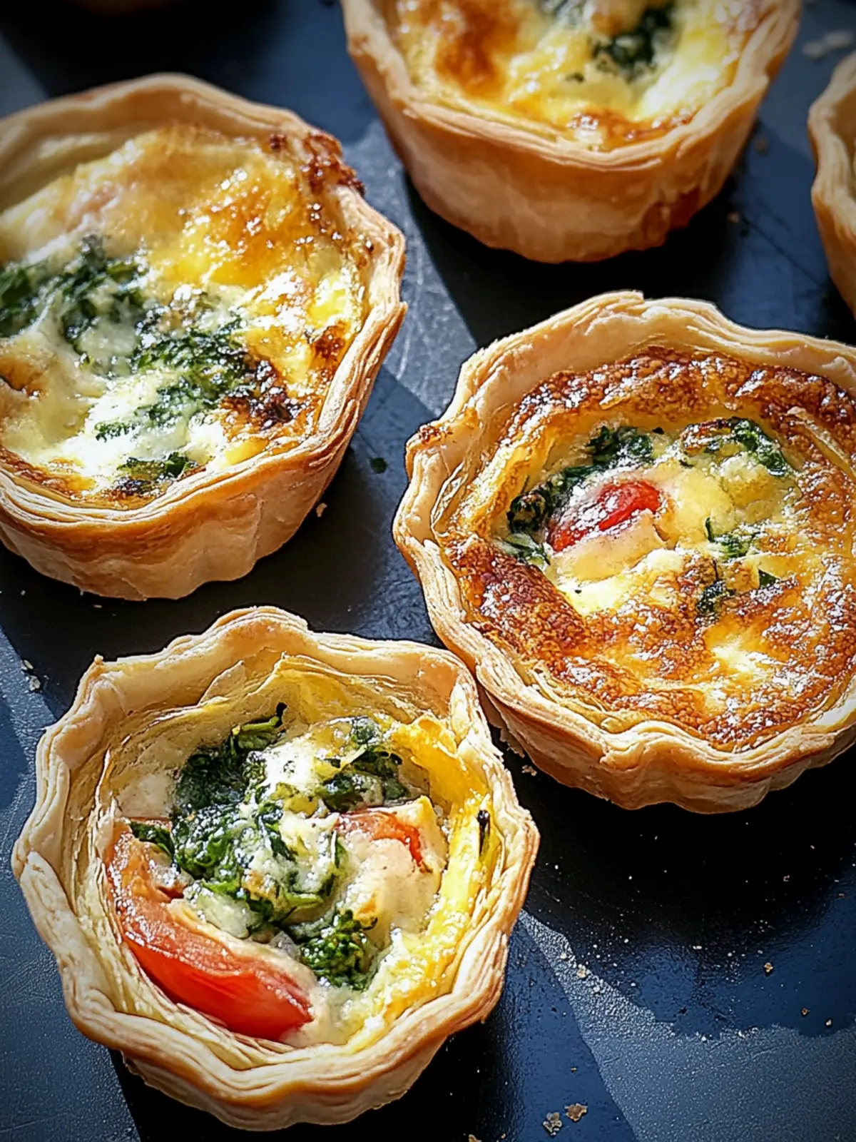 Mini-Frühstücks-Quiches: Kreative Snacks für jeden Brunch 4 Mini-Frühstücks-Quiches