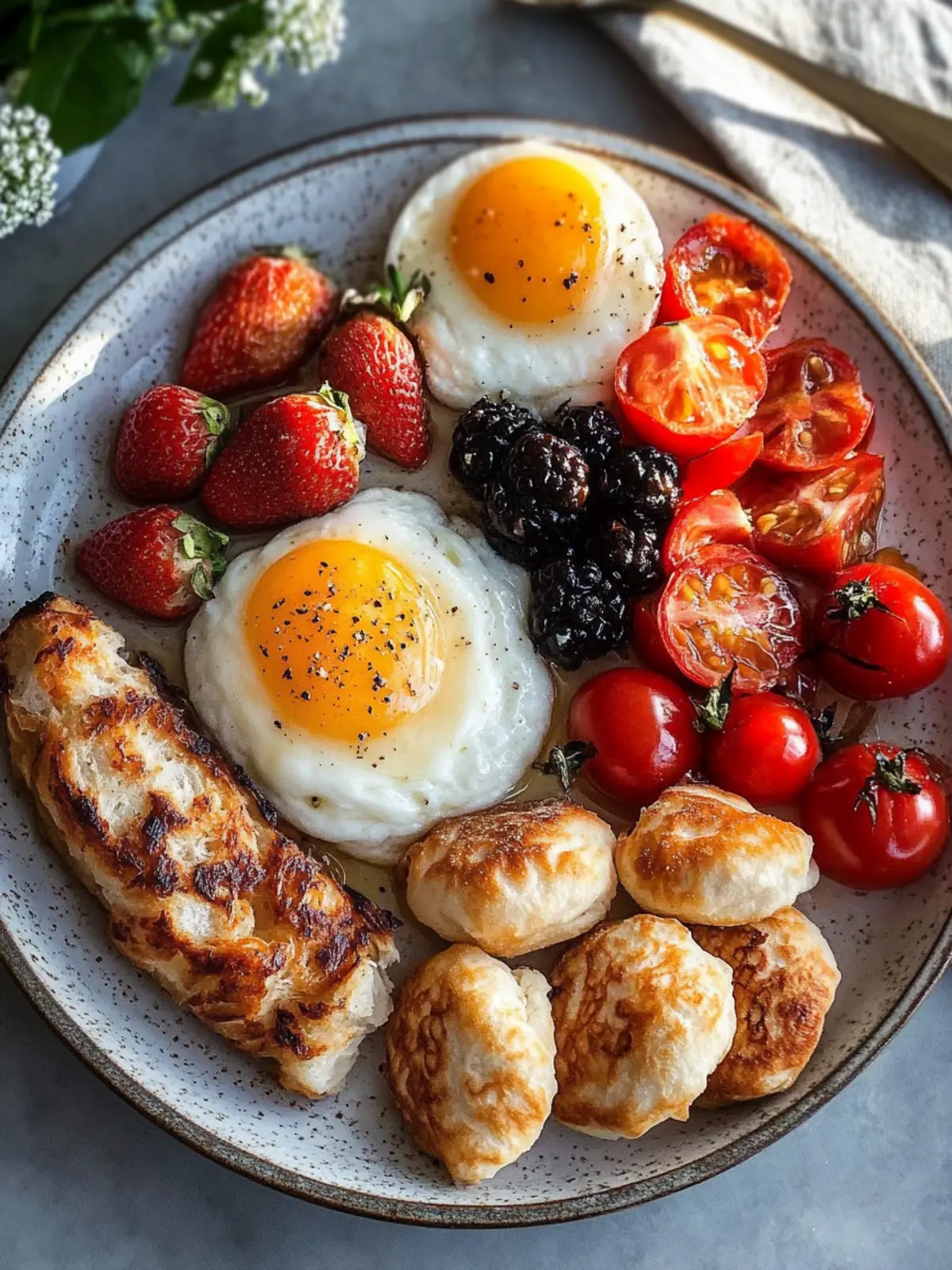 Vollwertiges englisches Frühstück mit Rinderwurst für Gemütlichkeit 4 Vollwertiges englisches Frühstück mit Rinderwurst und gebackenen Bohnen