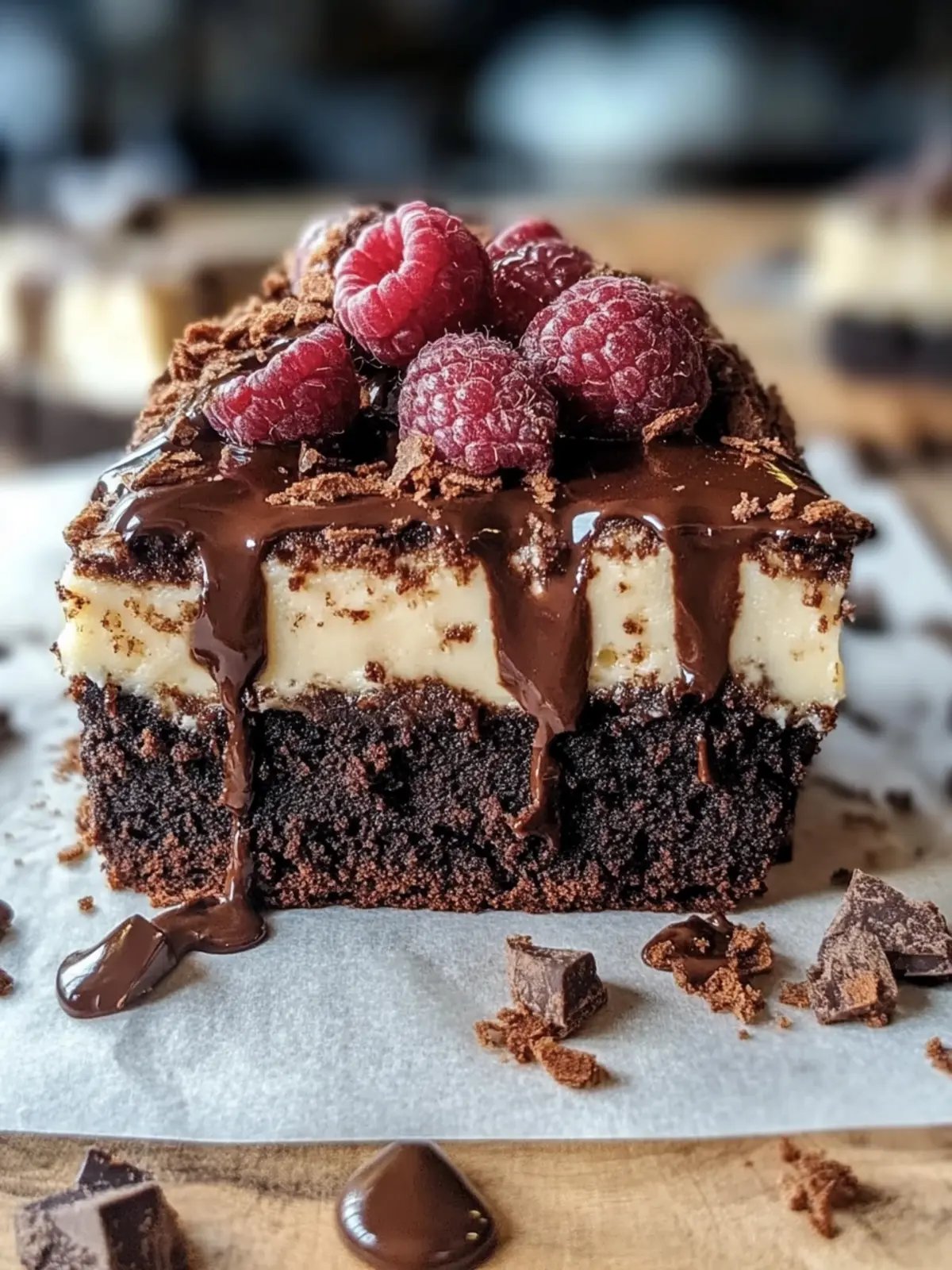 Beladene Brownie-Käsekuchen-Tassen für süße Momente 4 Beladene Brownie-Käsekuchen-Tassen