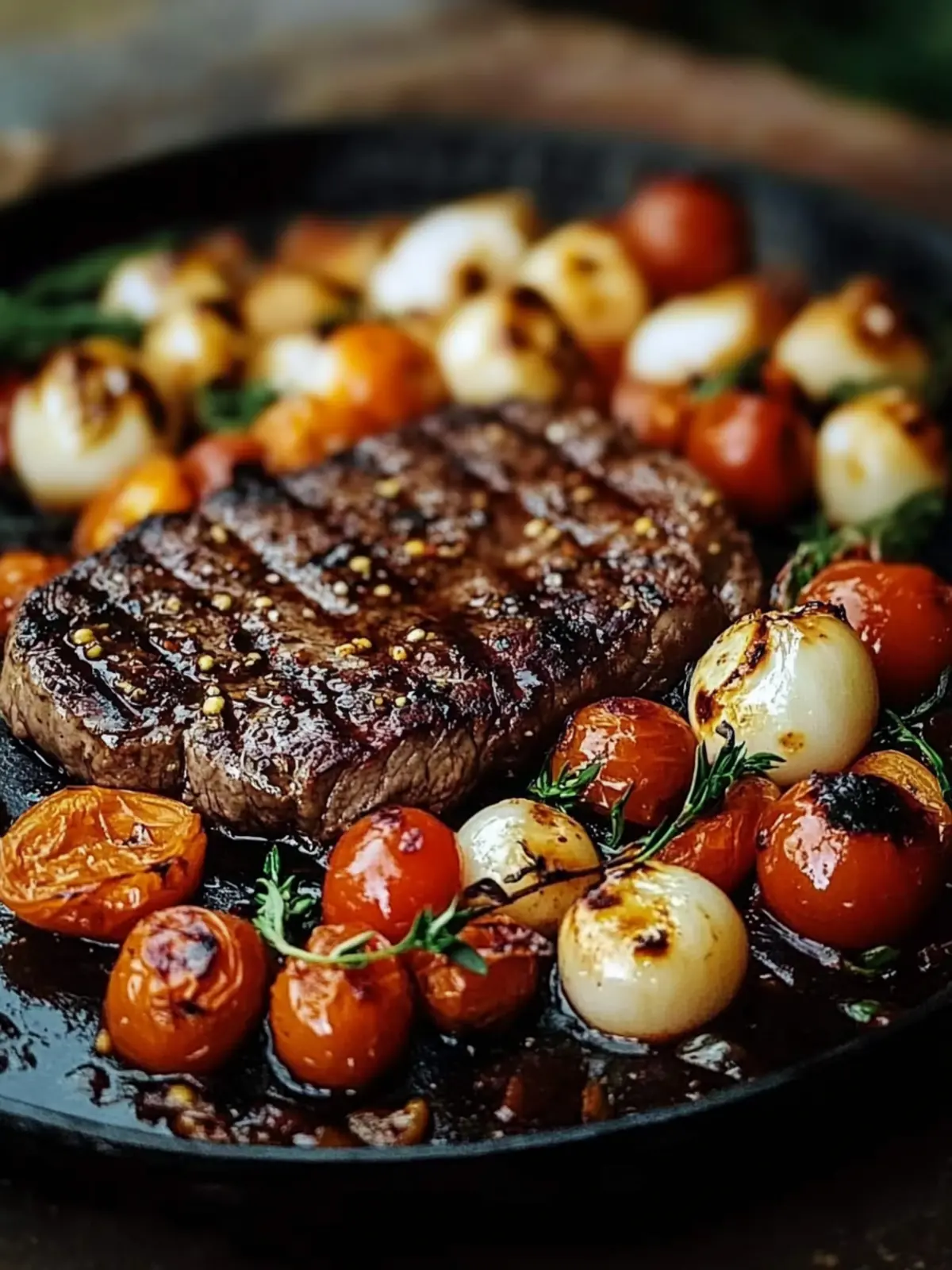 Gegrilltes Flankensteak: Sommerlicher Genuss mit Caprese 4 Gegrilltes Flankensteak