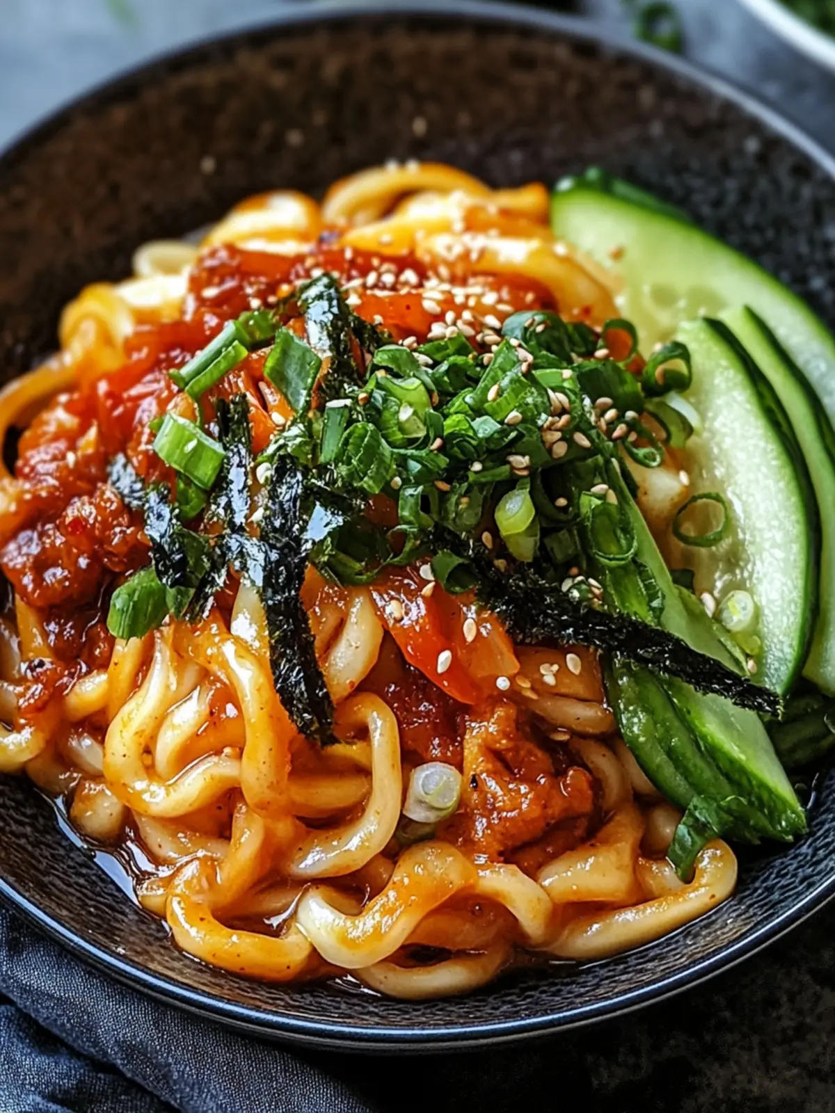 Schnelle Kimchi Udon Pfanne: Gesund, lecker und anpassbar 2 Kimchi Udon Pfannengericht