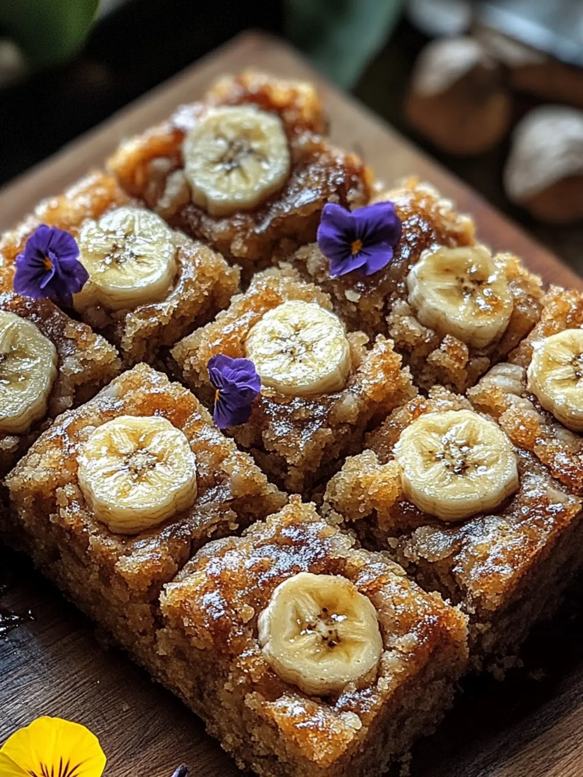 Himmlische Bananen Blondies – Süßes Glück in jedem Bissen 2 Himmlische Bananen Blondies