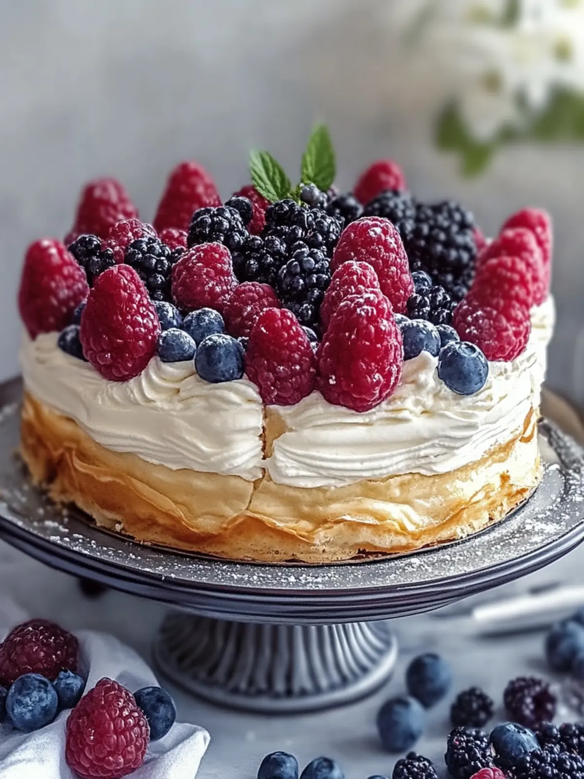 Blätterteig-Beeren-Creme-Kuchen: Ein elegantes Dessert für jeden Anlass 3 Blätterteig-Beeren-Creme-Kuchen