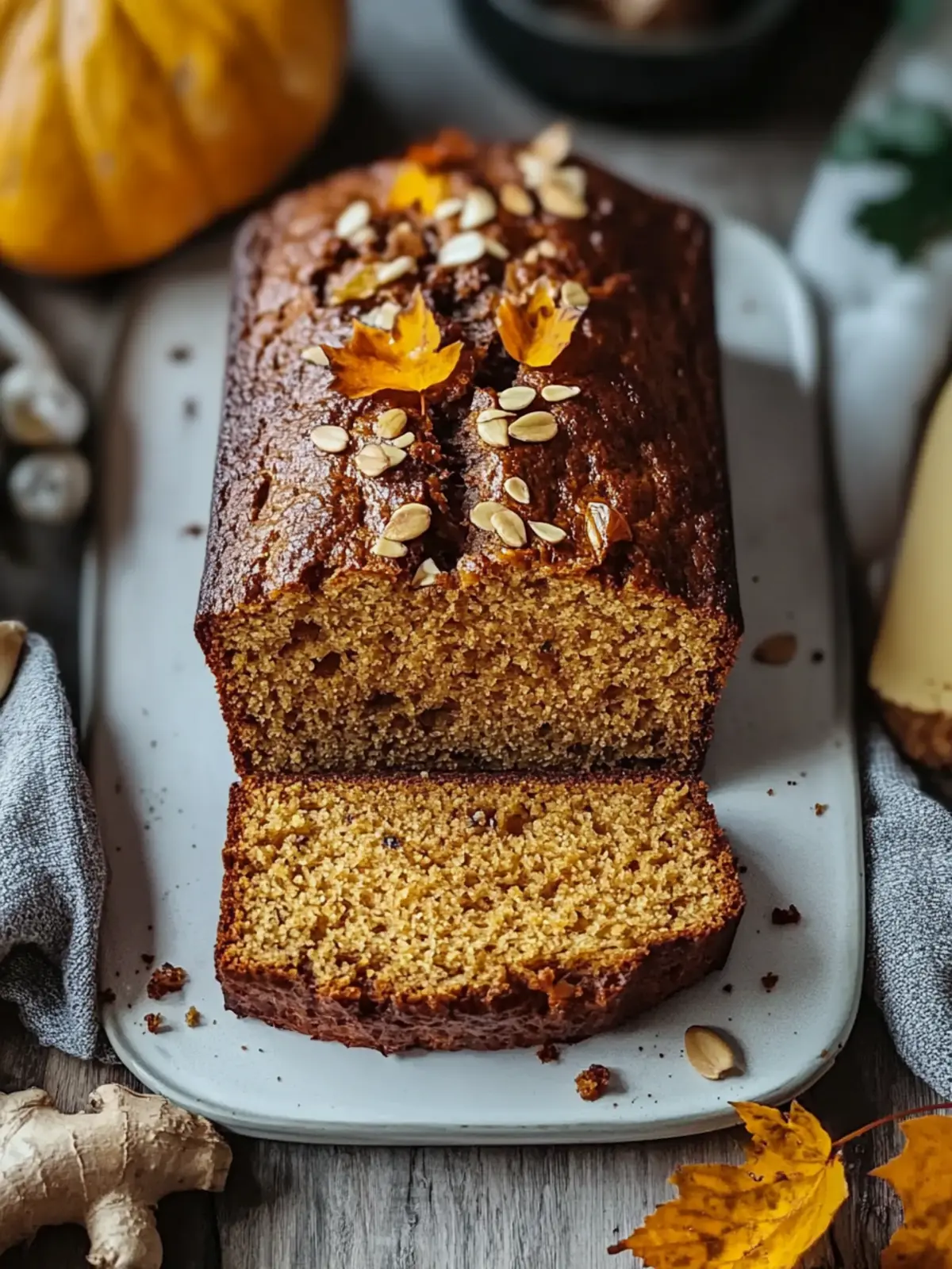 Herbstliches Kürbisbrot: Das perfekte Snack für den Herbst 4 Herbstliches Kürbisbrot