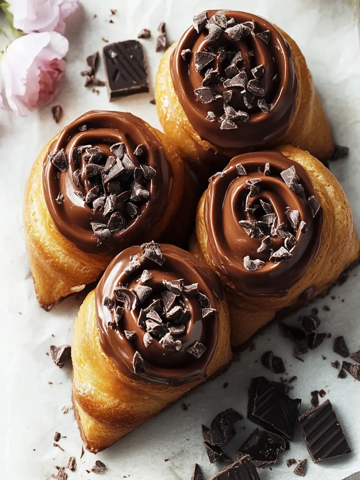 Dekadente Schokoladen-Zimt-Rollen für ein himmlisches Frühstück 3 Dekadente Schokoladen-Zimt-Rollen