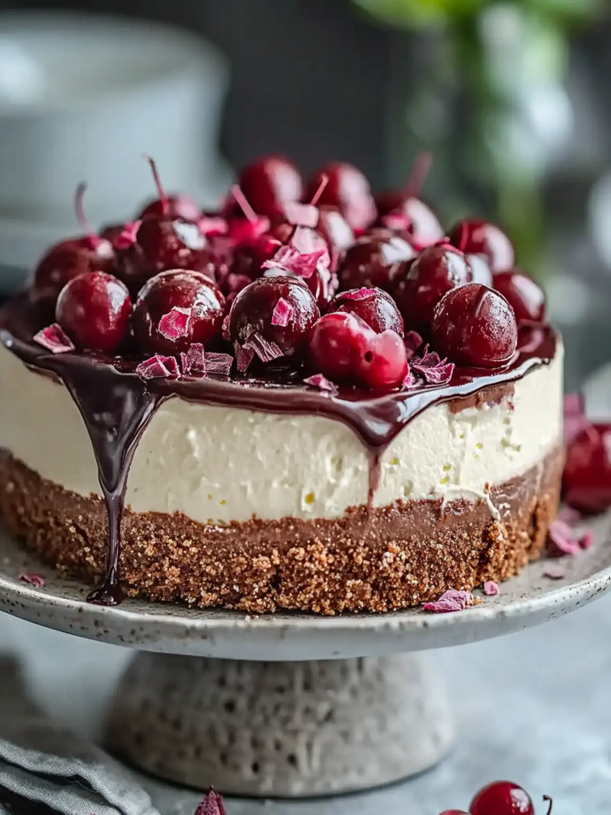 Schokoladen-Kirsch-Käsekuchen: Der ultimative Genuss für Feinschmecker 5 Schokoladen-Kirsch-Käsekuchen