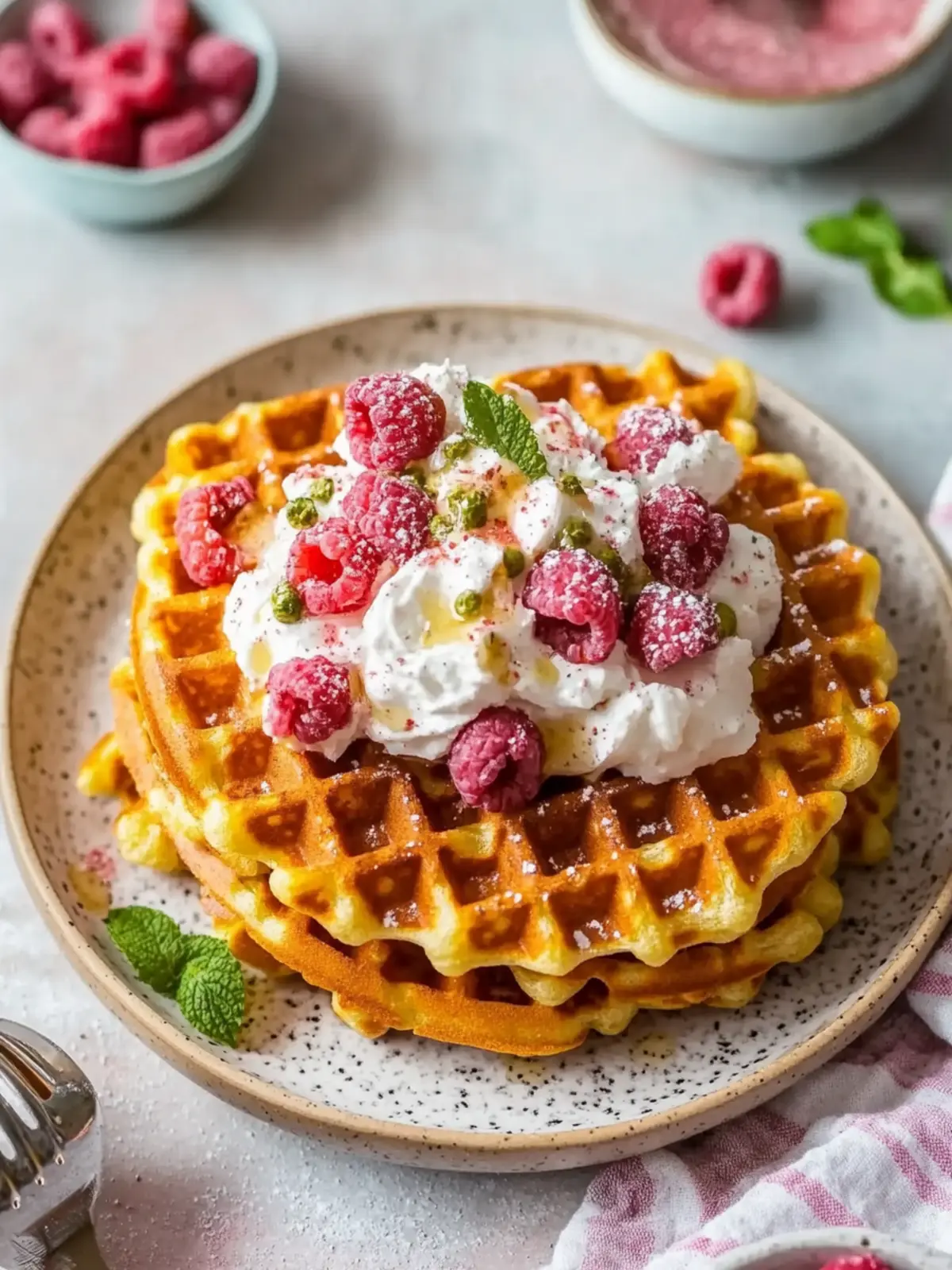 Herzhafter übrig gebliebener Kartoffelbrei Waffel für kreative Köpfe 5 Herzhafter übrig gebliebener Kartoffelbrei Waffel